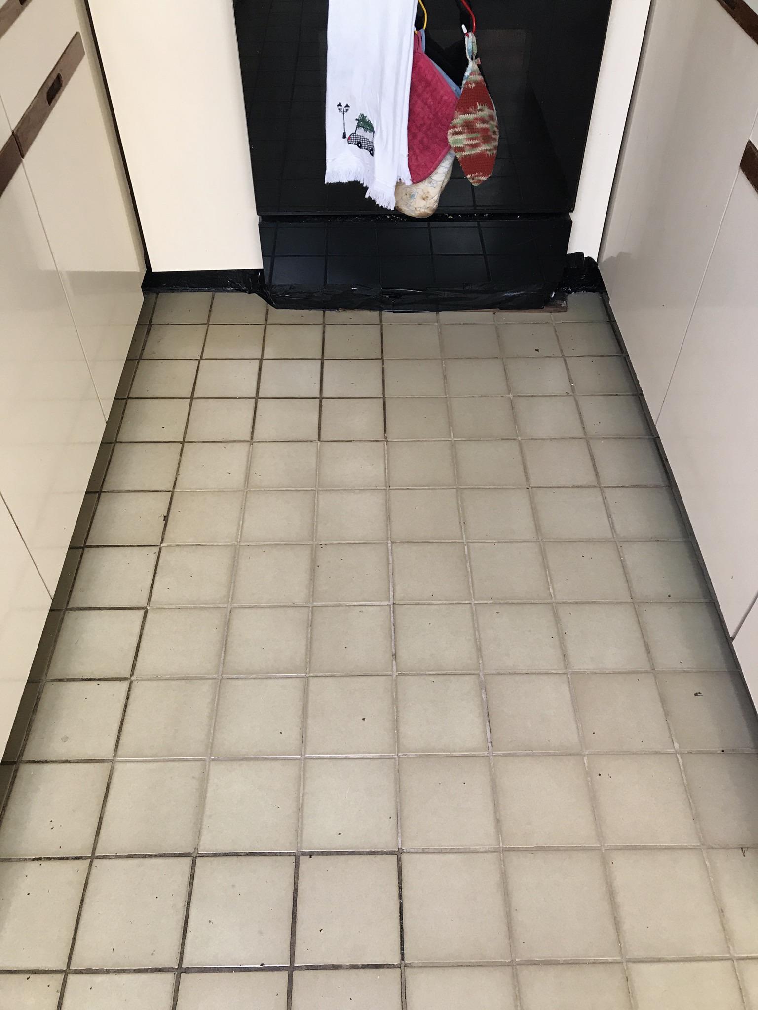 Someone suggested Clorox Bleach Toilet Bowl Cleaner for floor grout