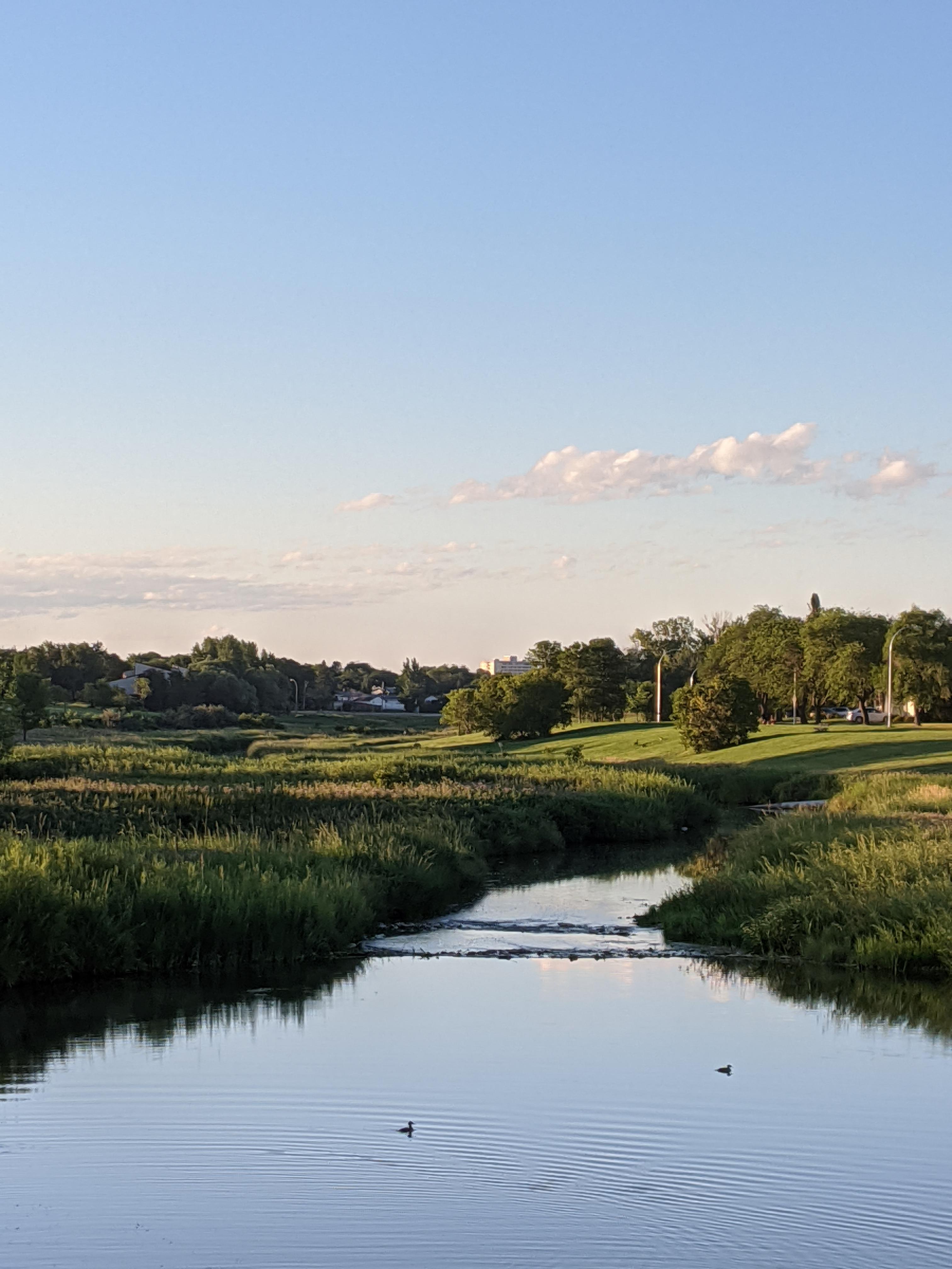 Sturgeon Creek early in the morning r/Winnipeg