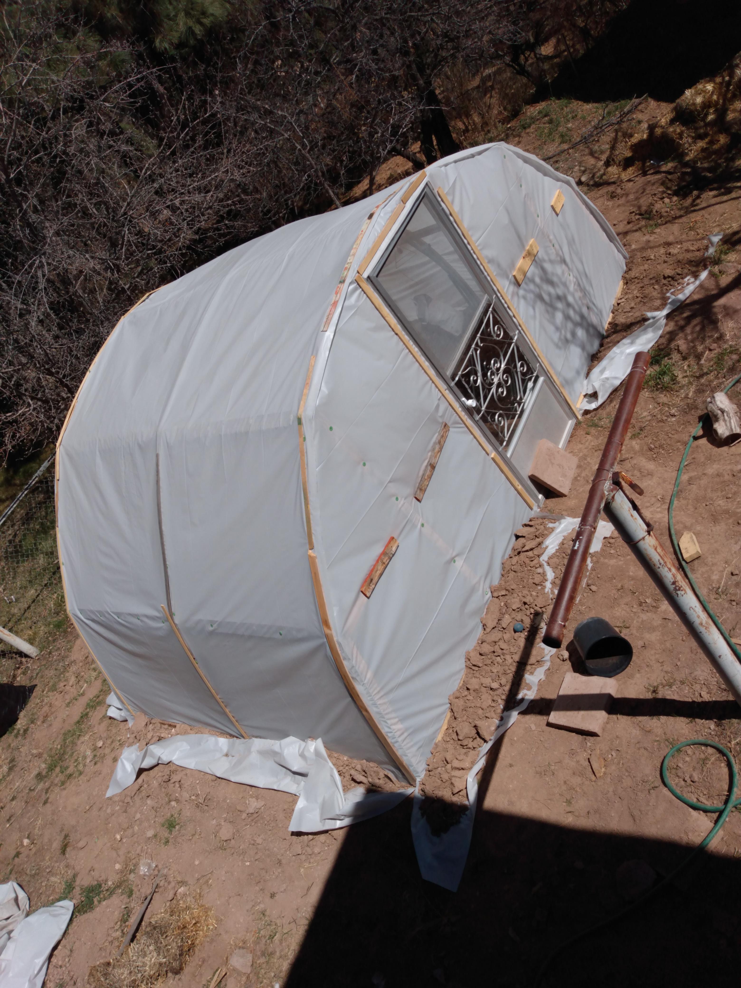 Trampoline greenhouse r/Gardens