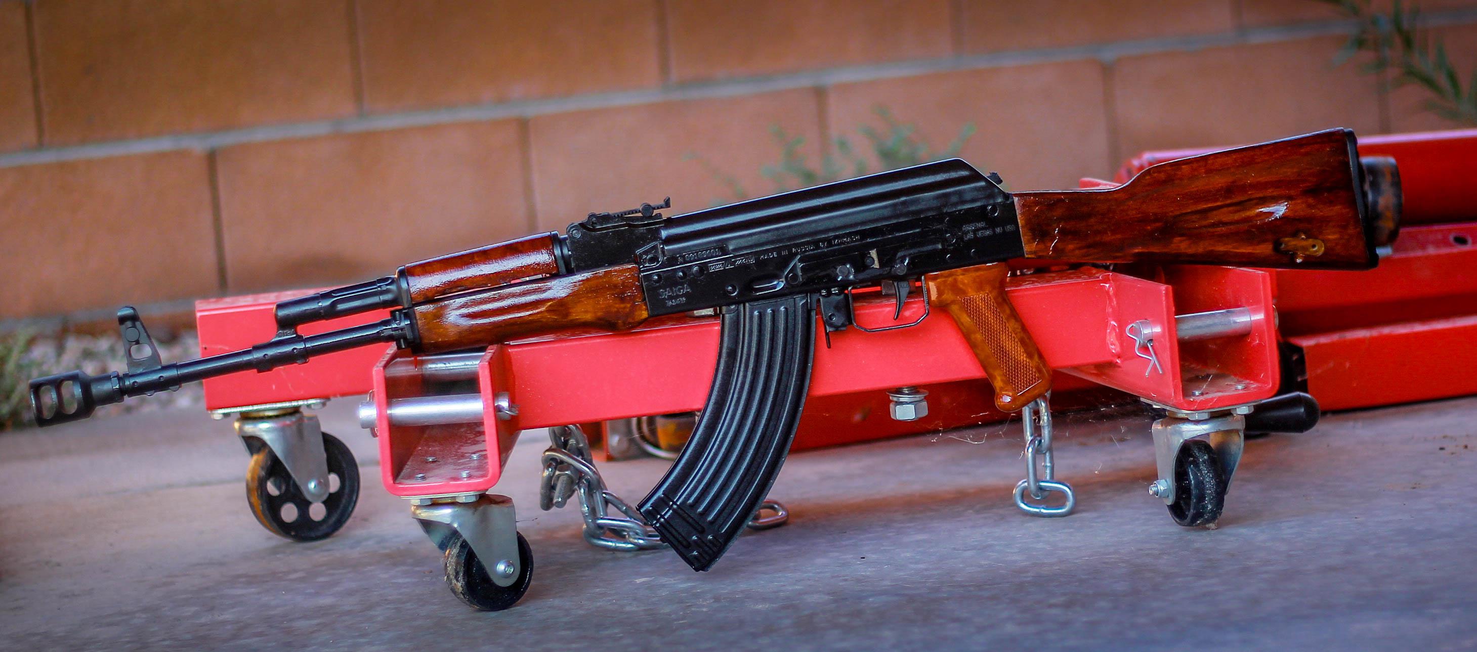 Saiga oiled up and ready to go! r/guns