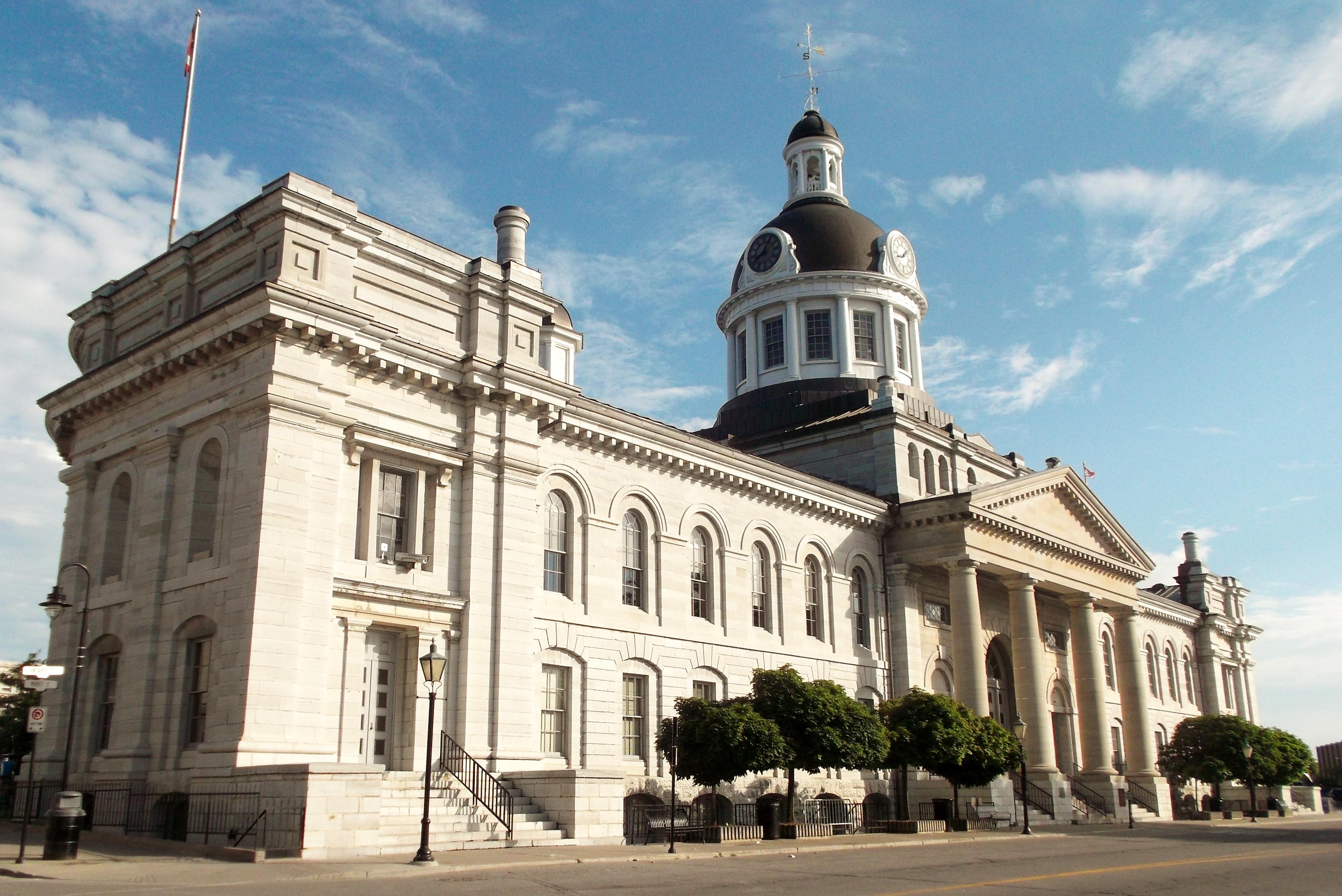 The Limestone masterpiece that is Kingston City Hall, Ontario Canada