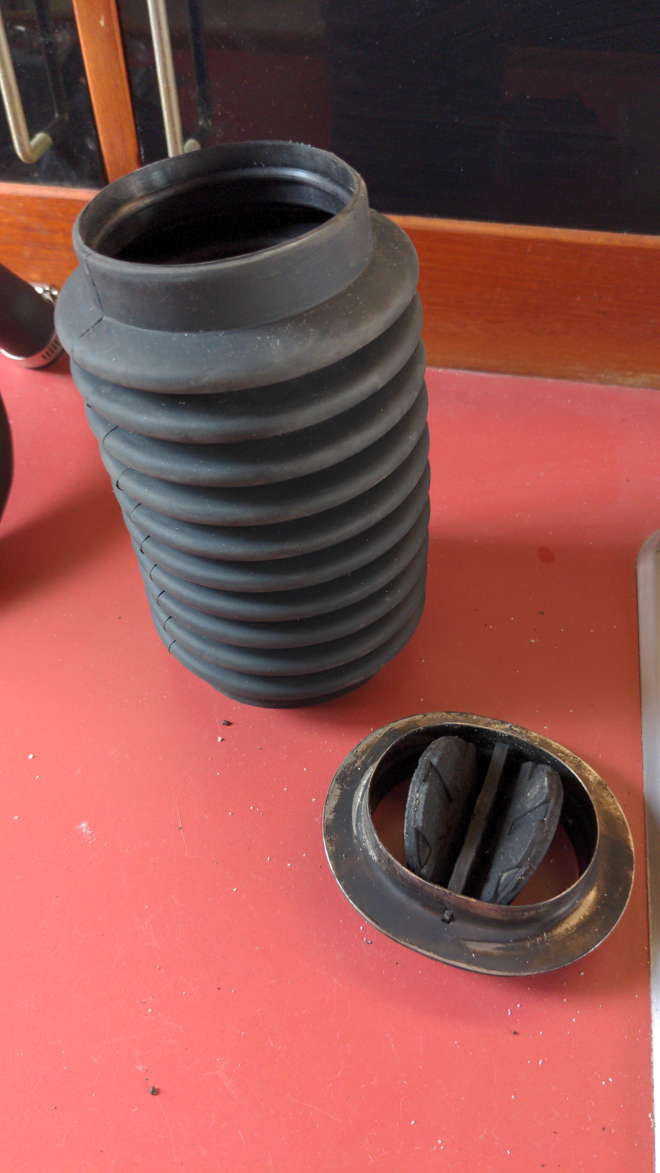 84' Volvo penta 260a exhaust bellows. They sell one with and without