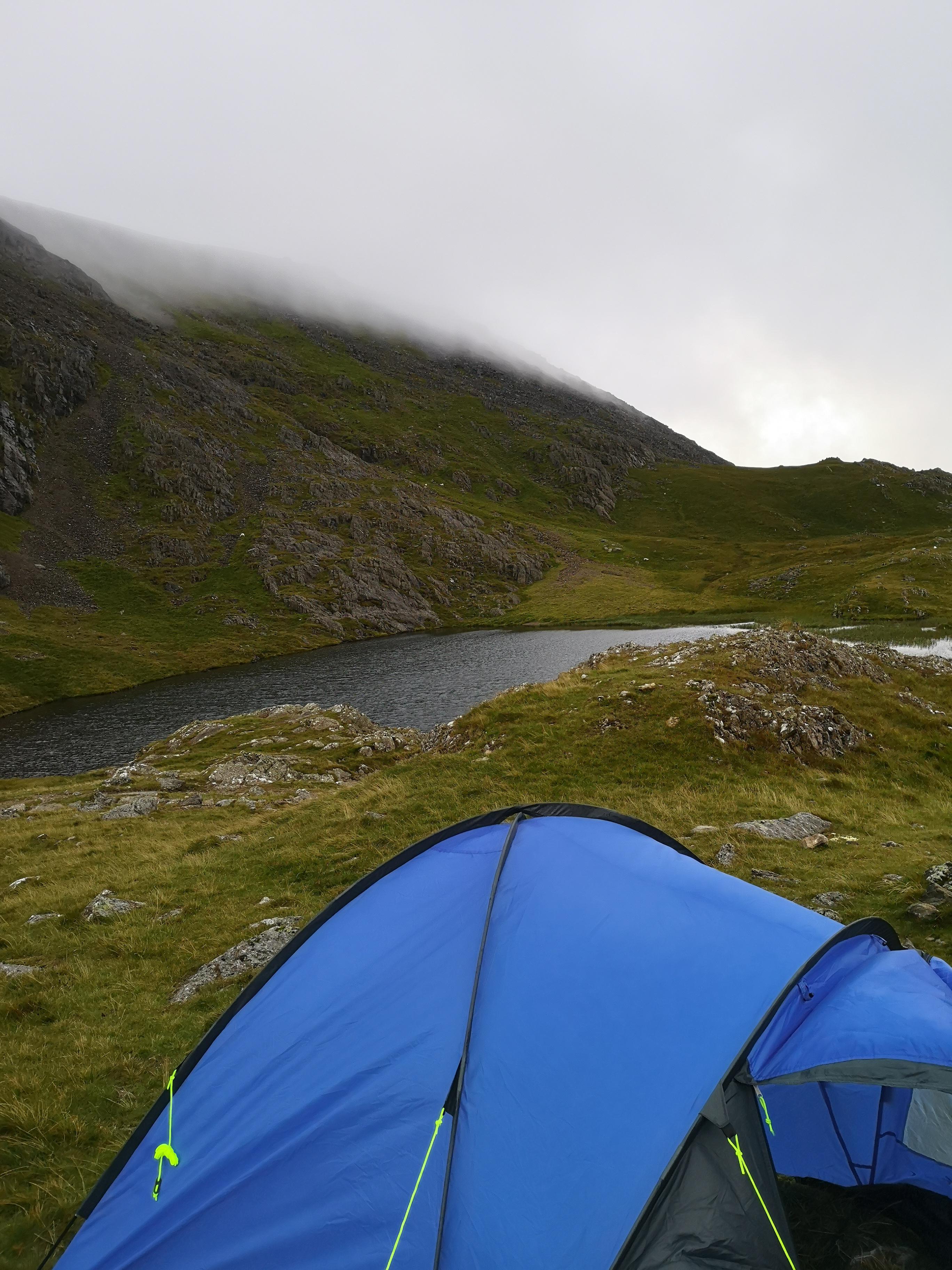Wild Camping Y Garn Wild Camp At Cwm Idwal Snowdonia National Park