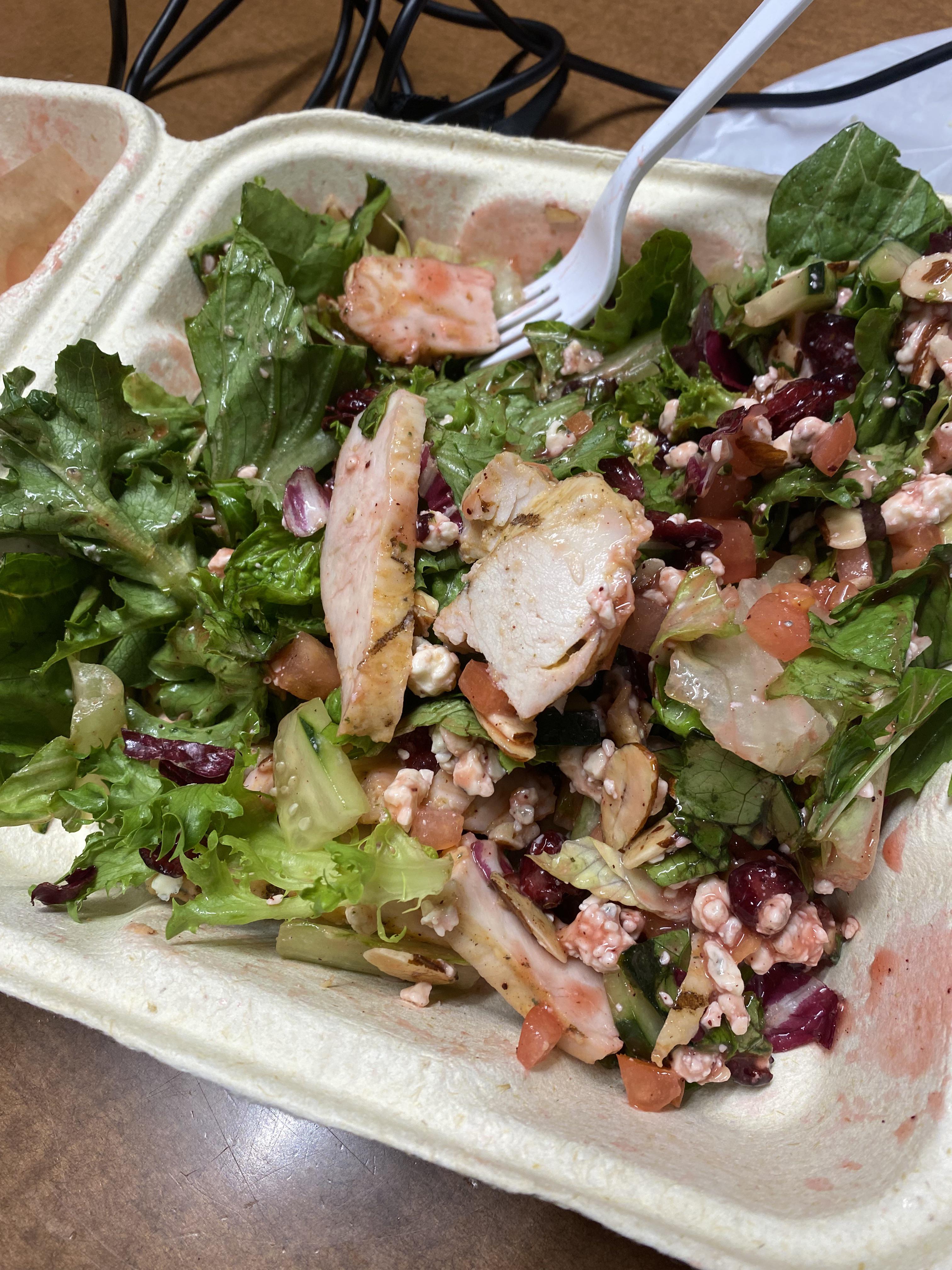 My fav McAlister’s meal savannah chopped salad w/ raspberry pecan