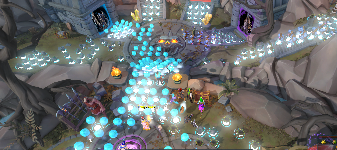 Today at wars retreat.... xD runescape