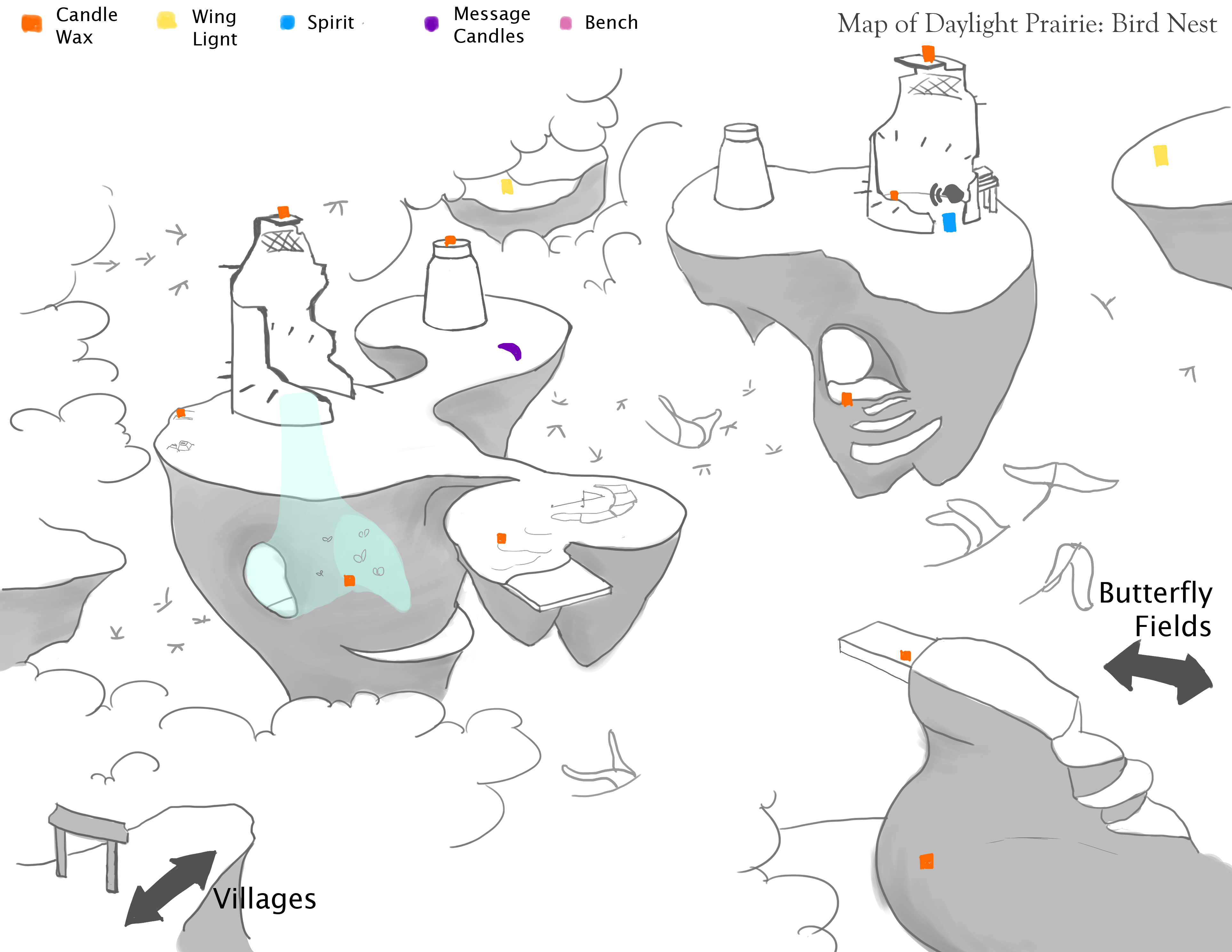 Prairie Bird Nest Map r/SkyGame
