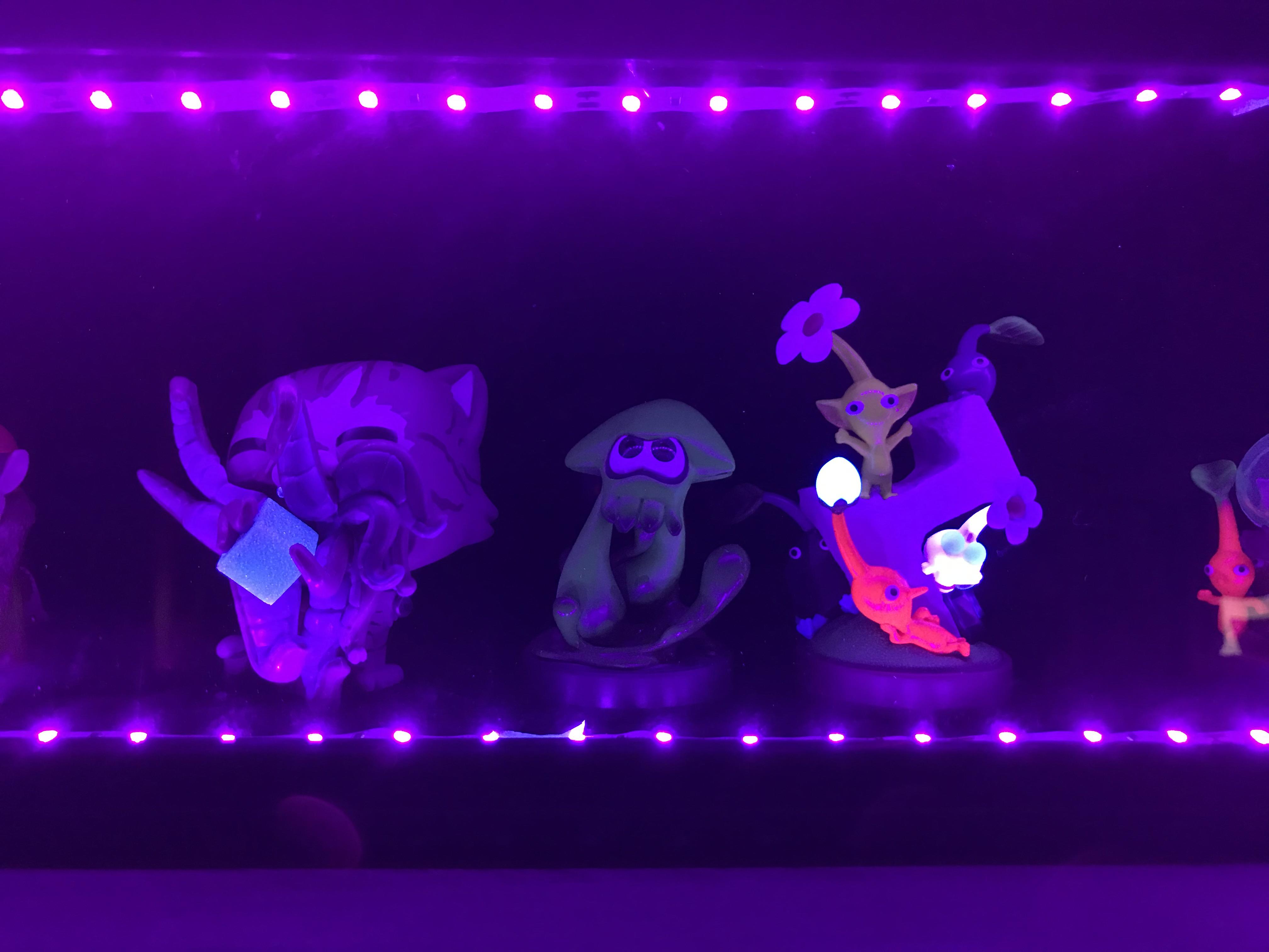 Was testing out a glow in the dark Funko Pop when I was pleasantly