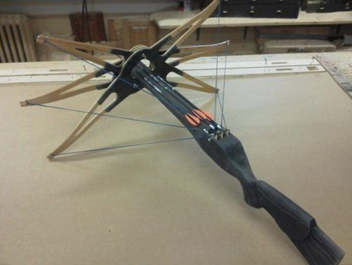 Triburst crossbow +150 damage,5 rate of fire,10 accuracy