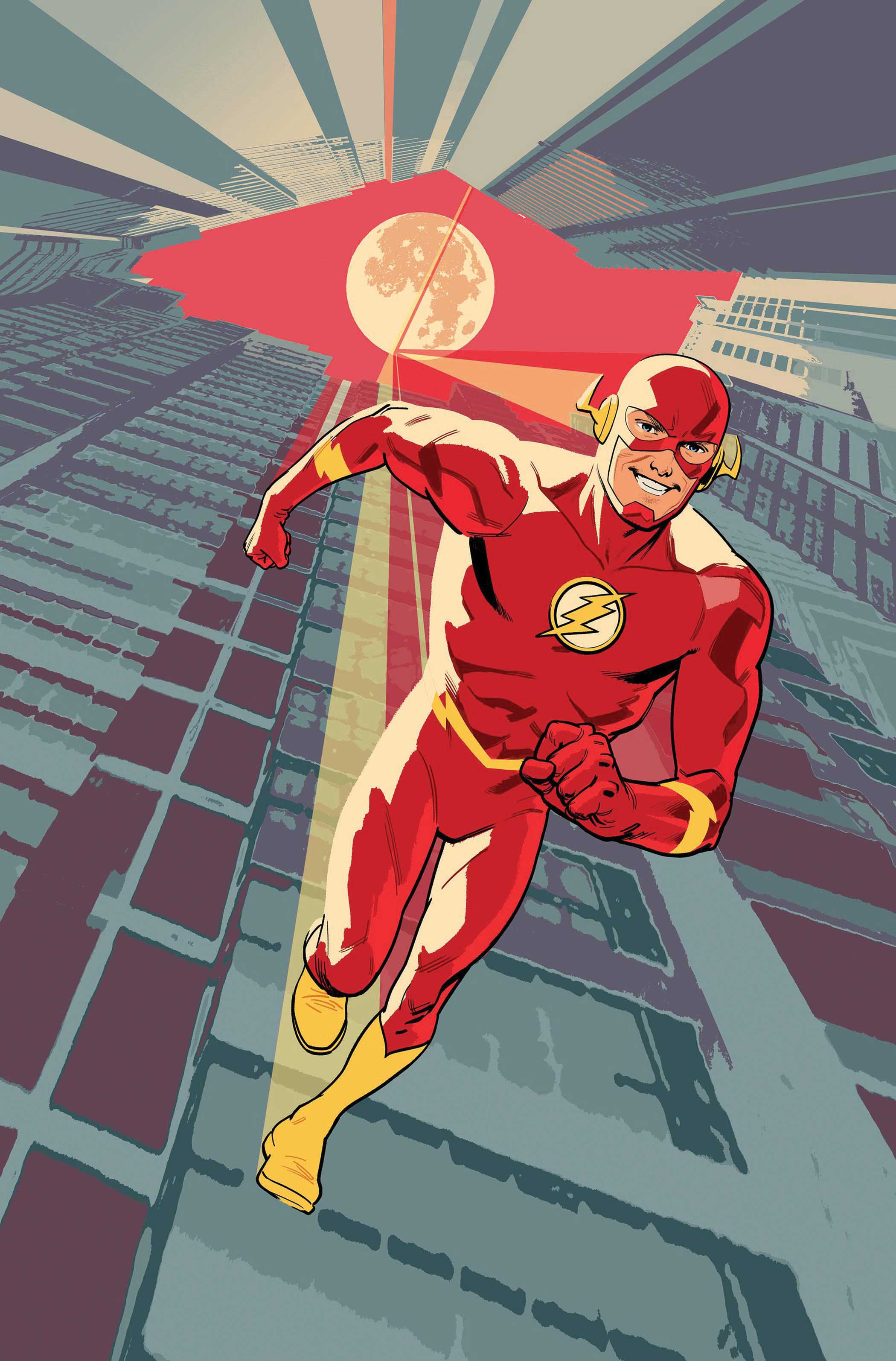 The Flash 73 Textless Variant Cover by Evan "Doc" Shaner