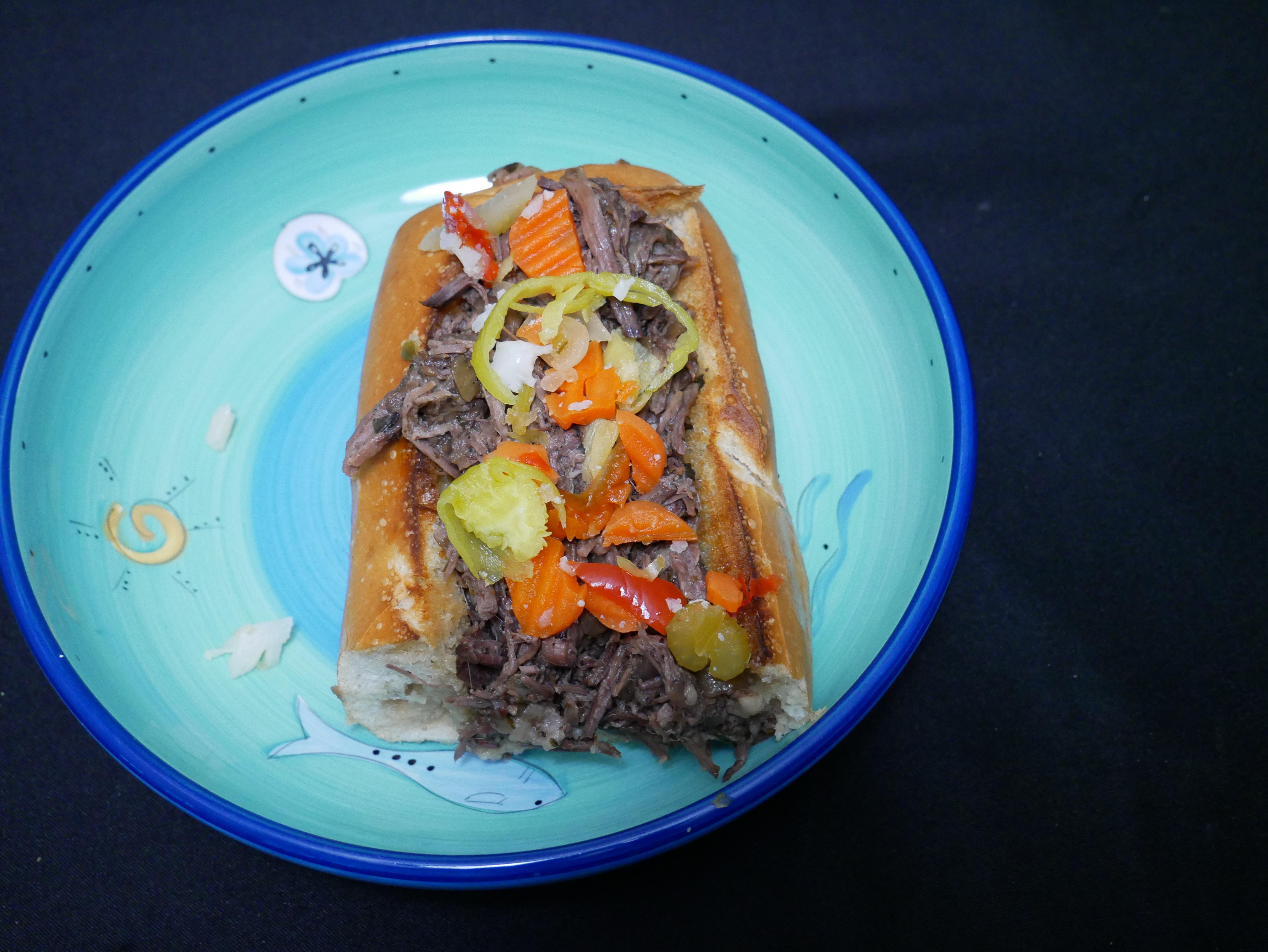 [Homemade] Italian Beef Sandwich r/food