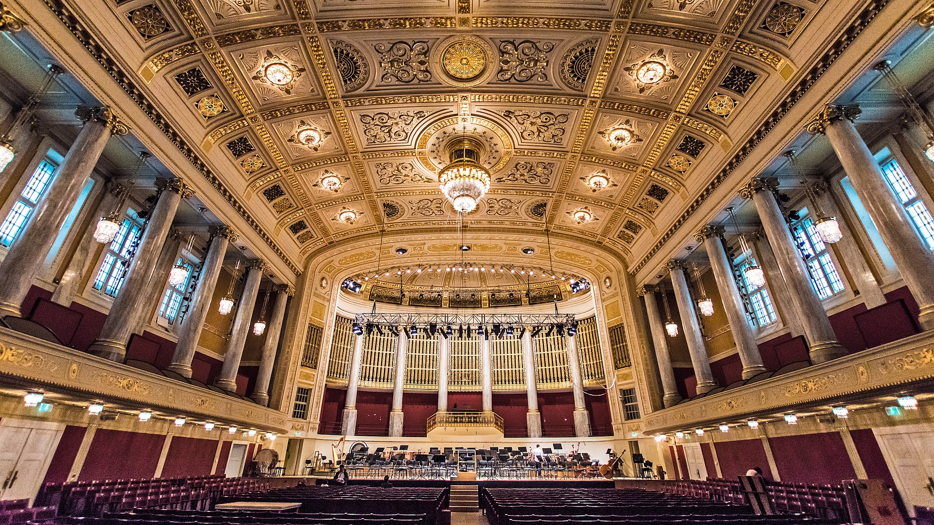 Großer Saal in the Konzerthaus, Vienna, Austria r/ArchitecturalRevival