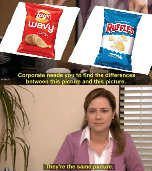 Why do Lays Wavy exist if Frito Lay owns Ruffles? r/dankmemes