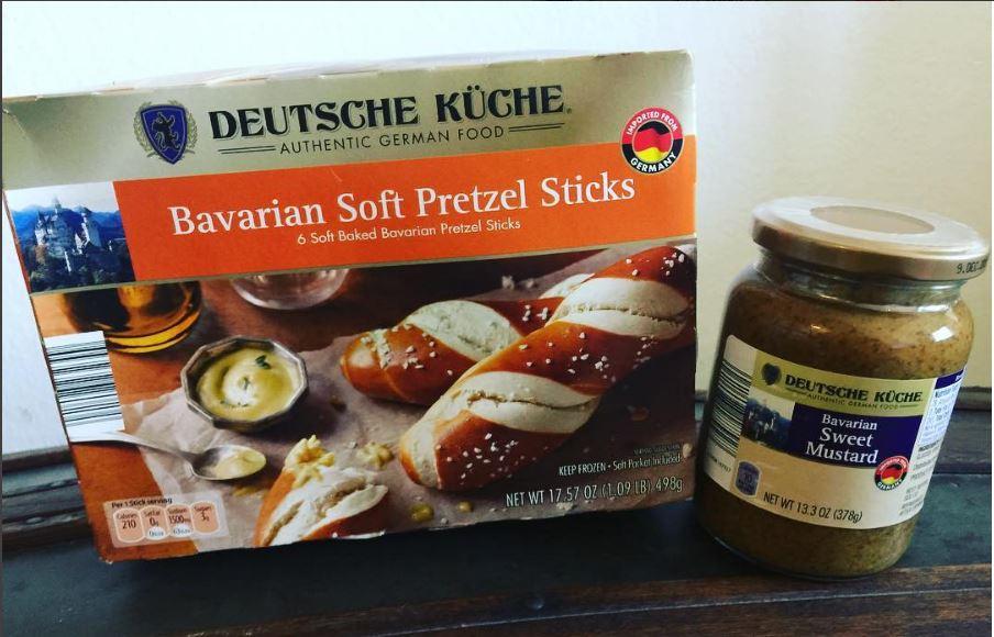 Bavarian soft pretzels and sweet mustard. Yum and fun. r/aldi