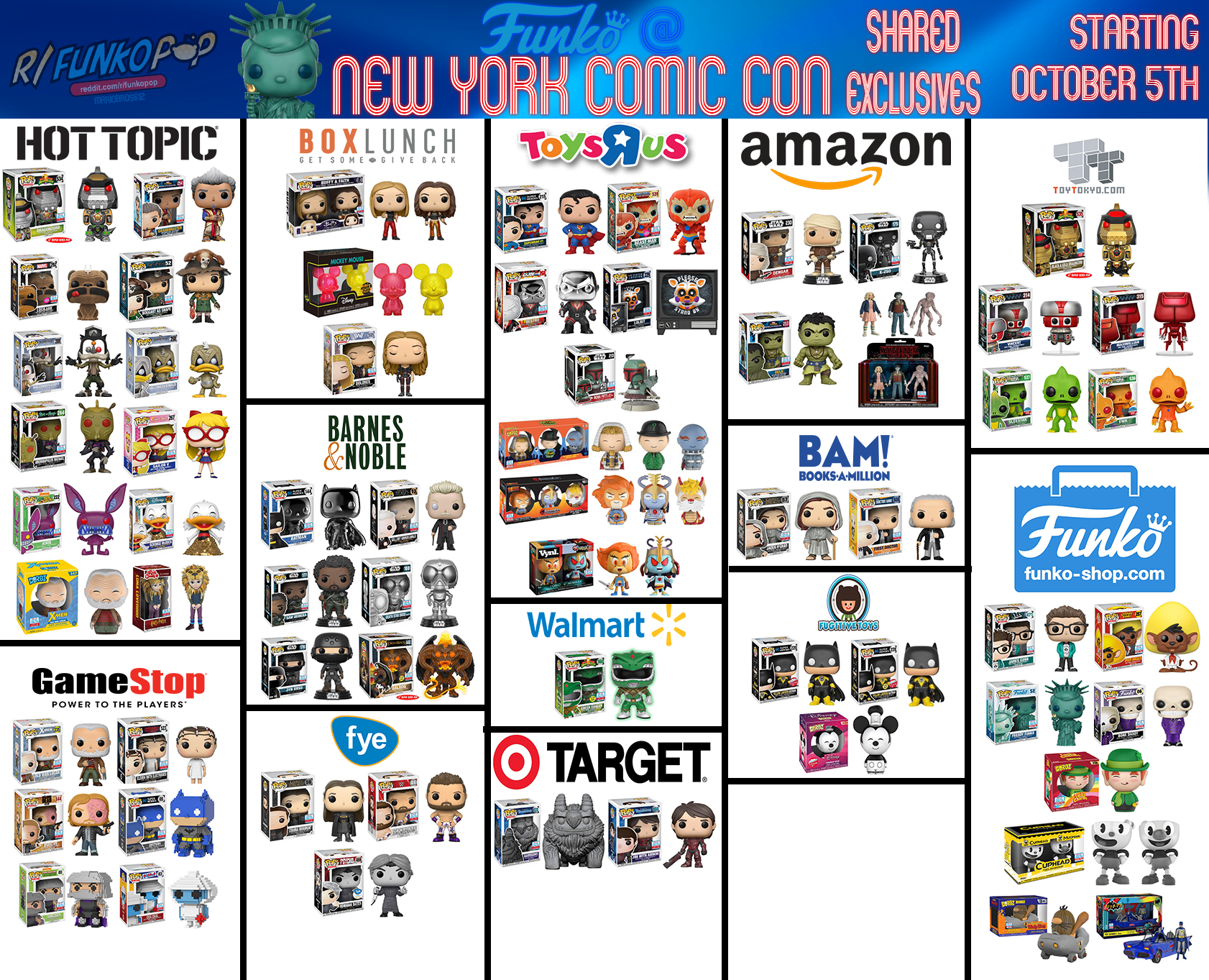 Funko Sdcc 2023 Shared Exclusives List Nycc Funko Pop Exclusives 2019 Leak Deals, 50% Off | Tercesa.com