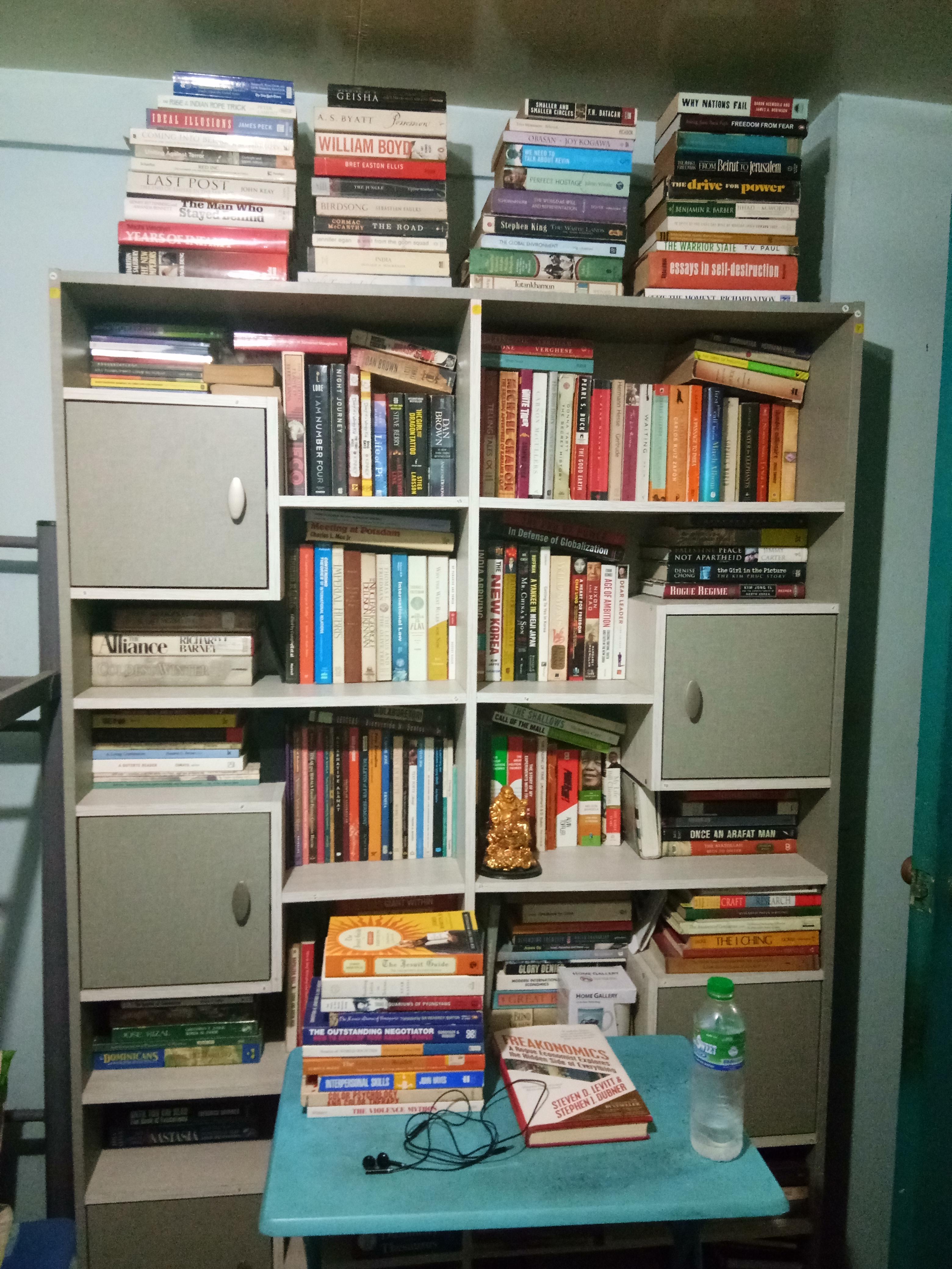 Finished cleaning one of my bookshelves for the New Year. Any filipino