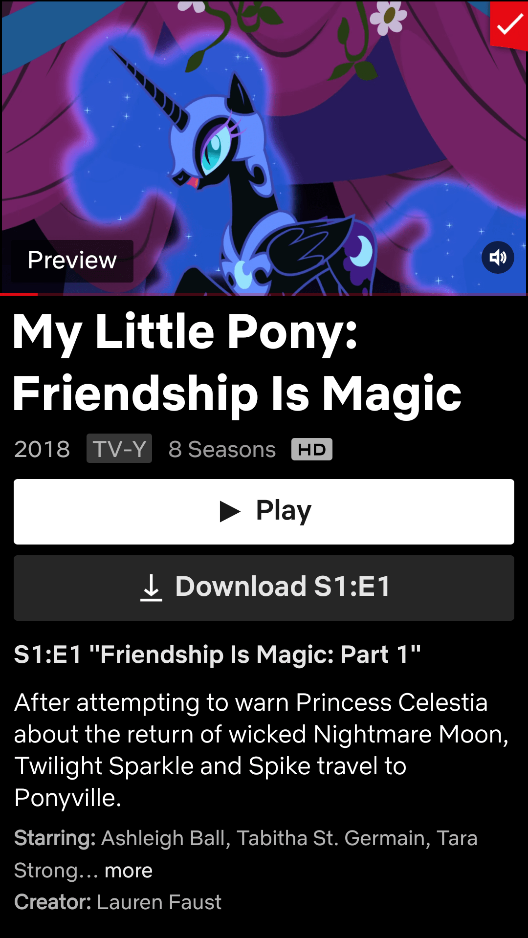Is Netflix no longer removing My Little Pony? r/mylittlepony