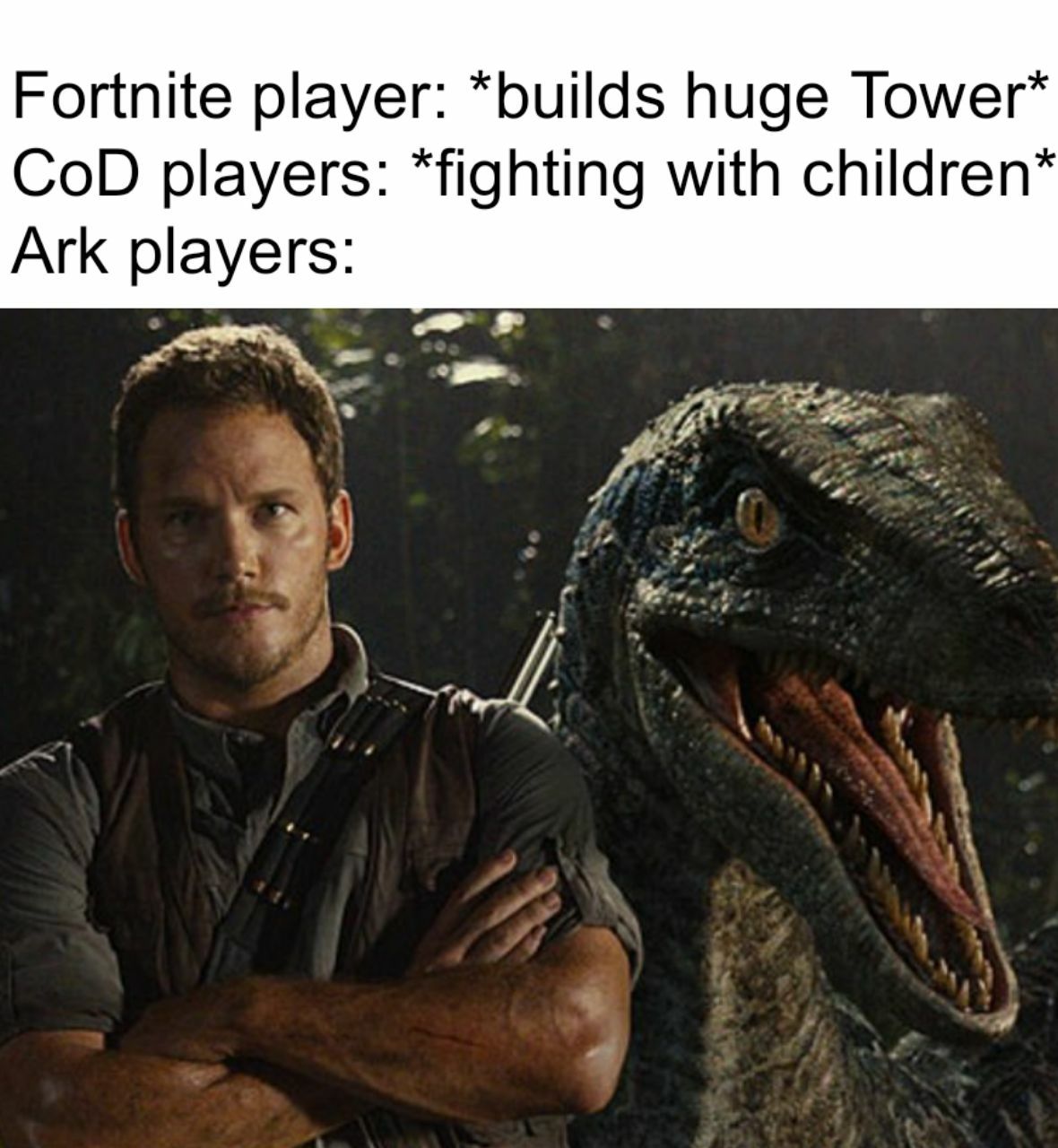 Was first in r/memes my comments lead me here ARK