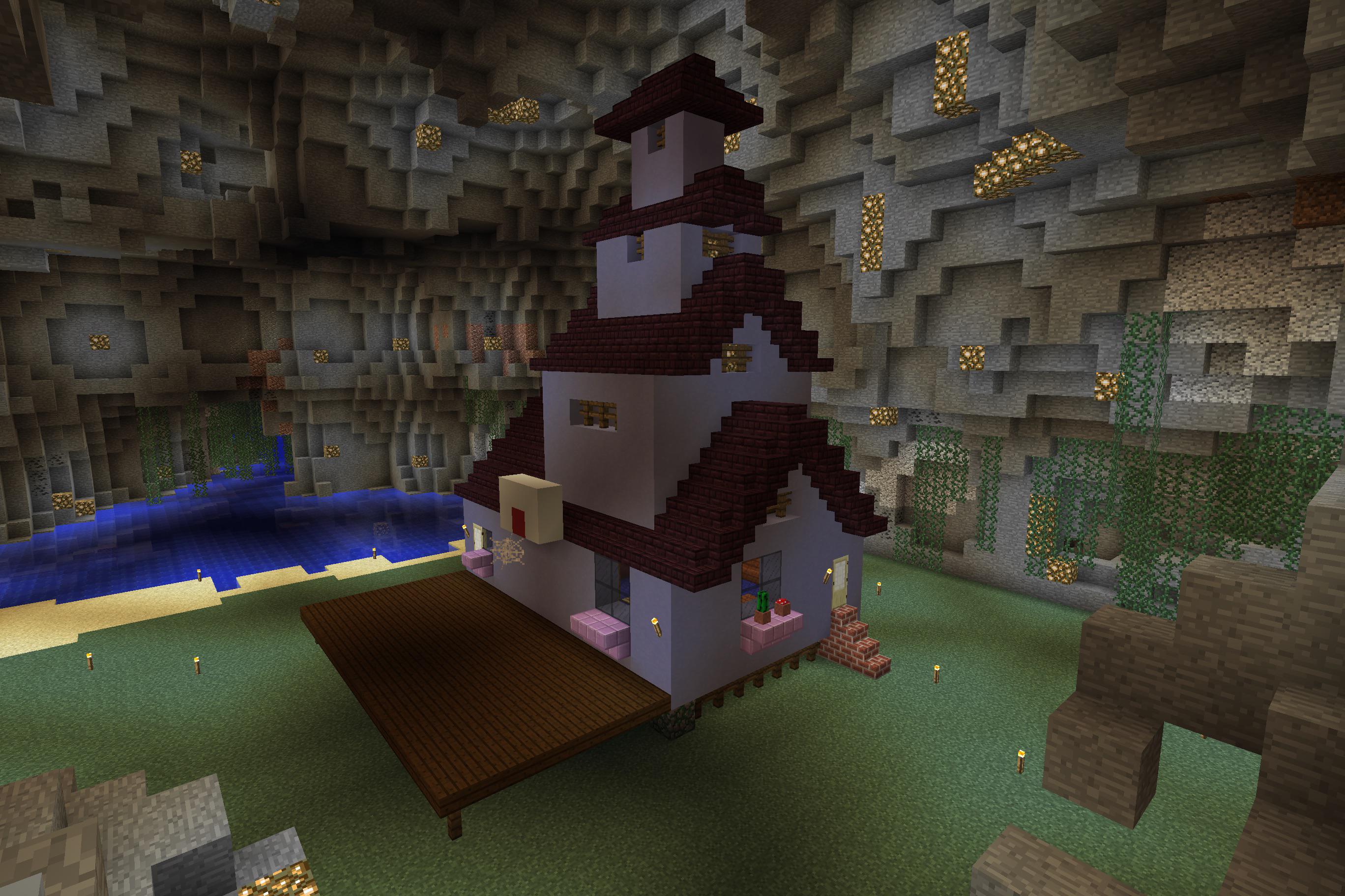 I built Marcelines’s House in Minecraft! r/adventuretime