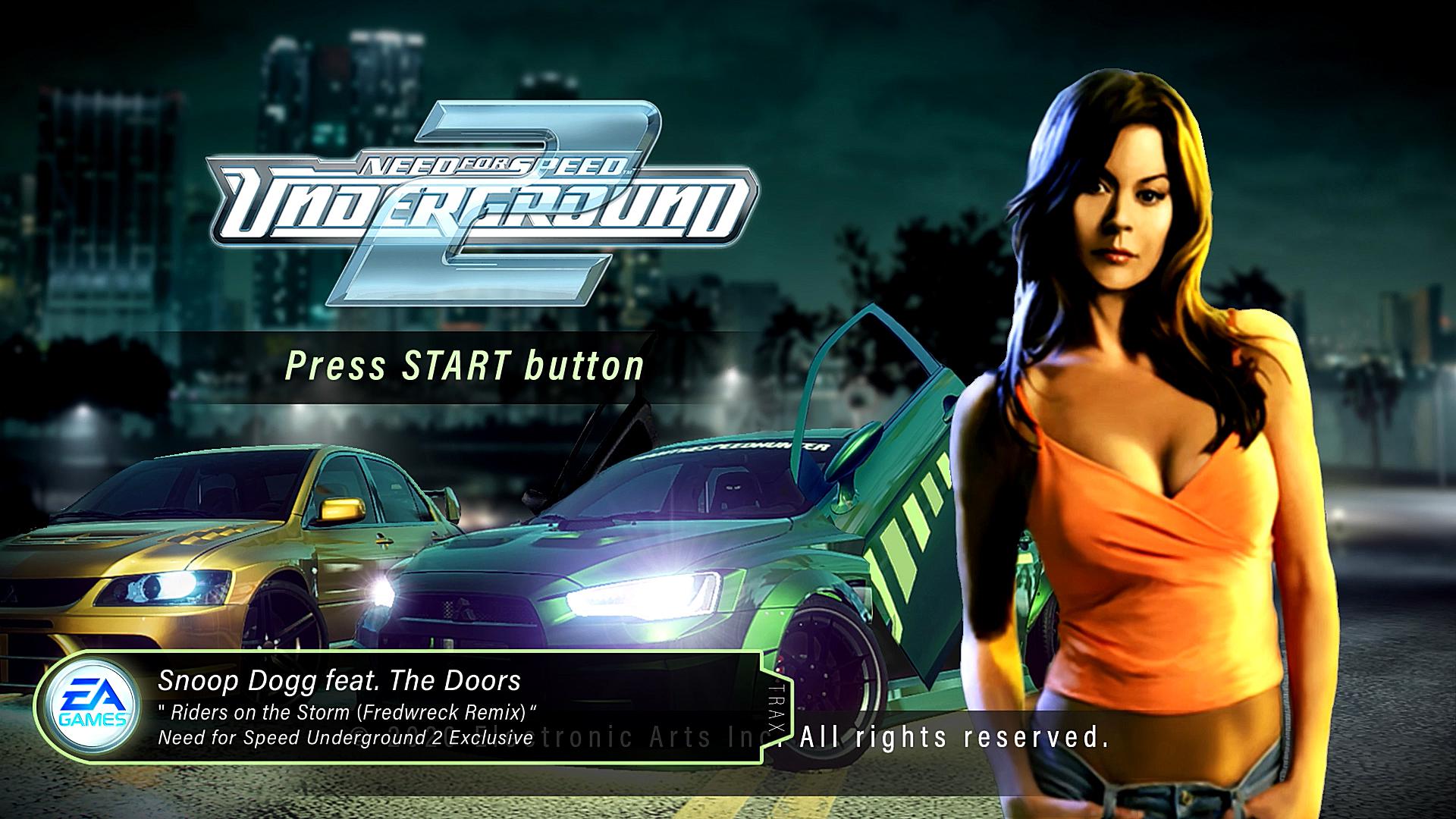 Underground 2 Title Screen Remade In Heat r/needforspeed