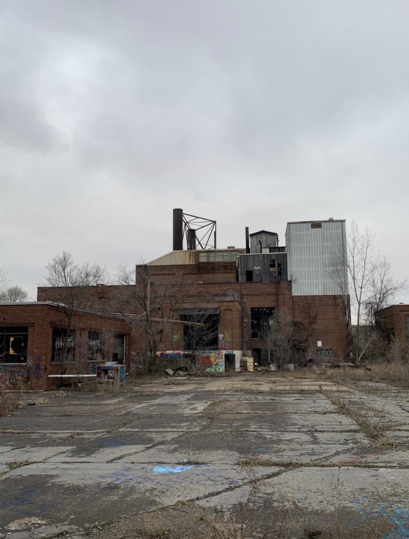 Abandoned papermill in the village of Parchment, Michigan. r