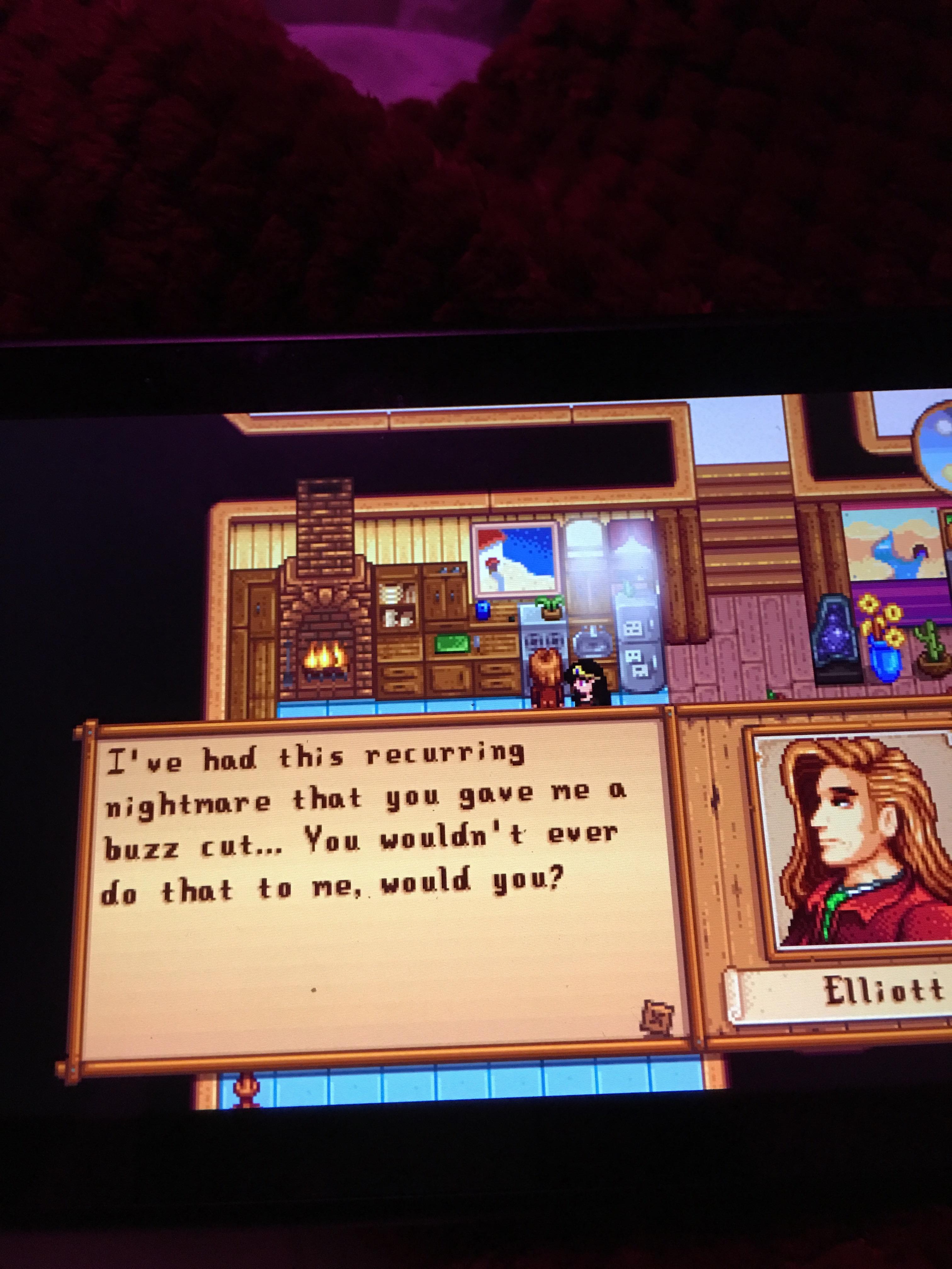Coincidentally, my shears were equipped... r/StardewValley