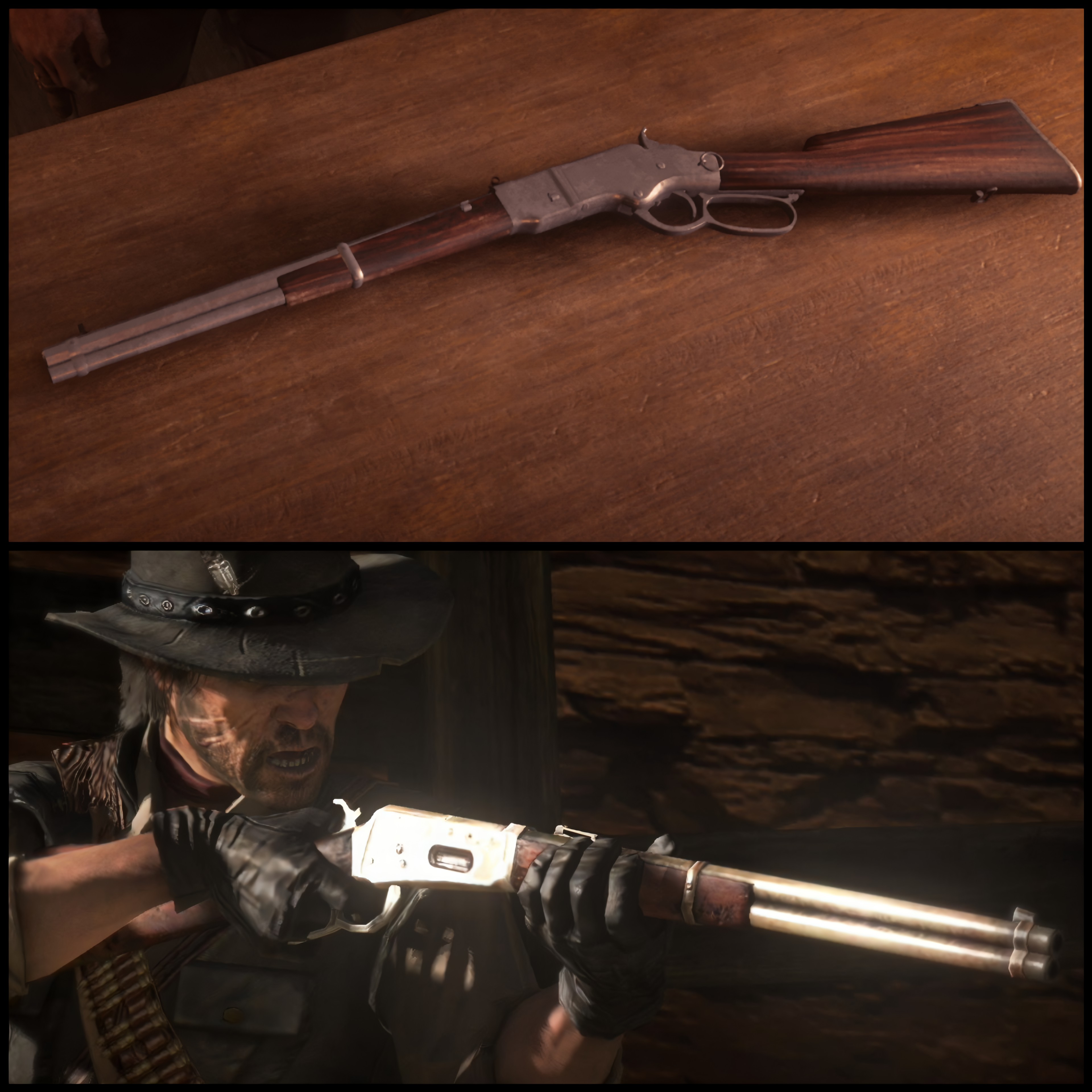 Changed my Lancaster Repeater so it looks more like the RDR1 Winchester