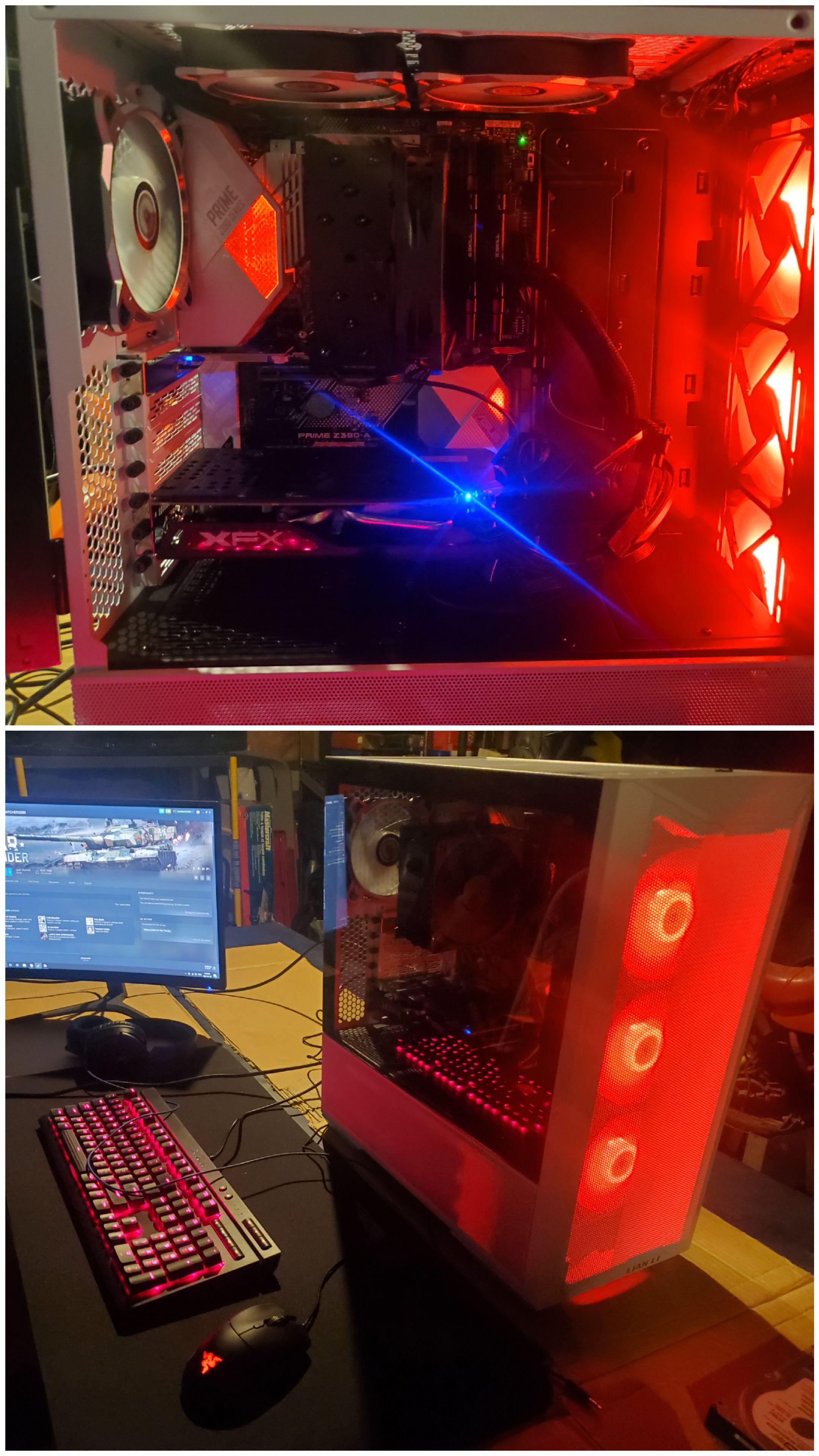 First build done and running! (Waiting on cable extensions to clean up