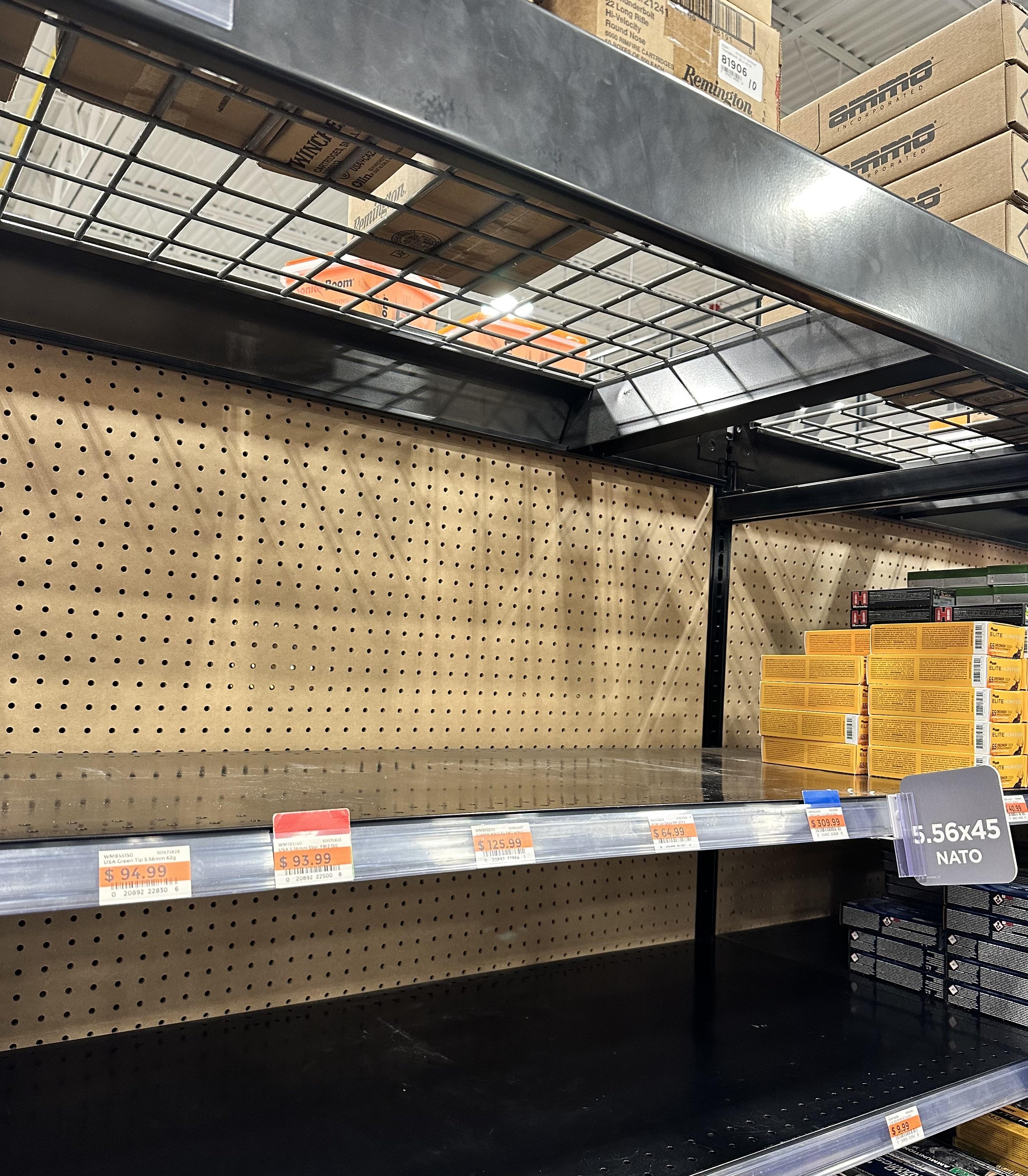 You know it’s bad when the Fleet Farms are bone dry. 😂 r/ar15