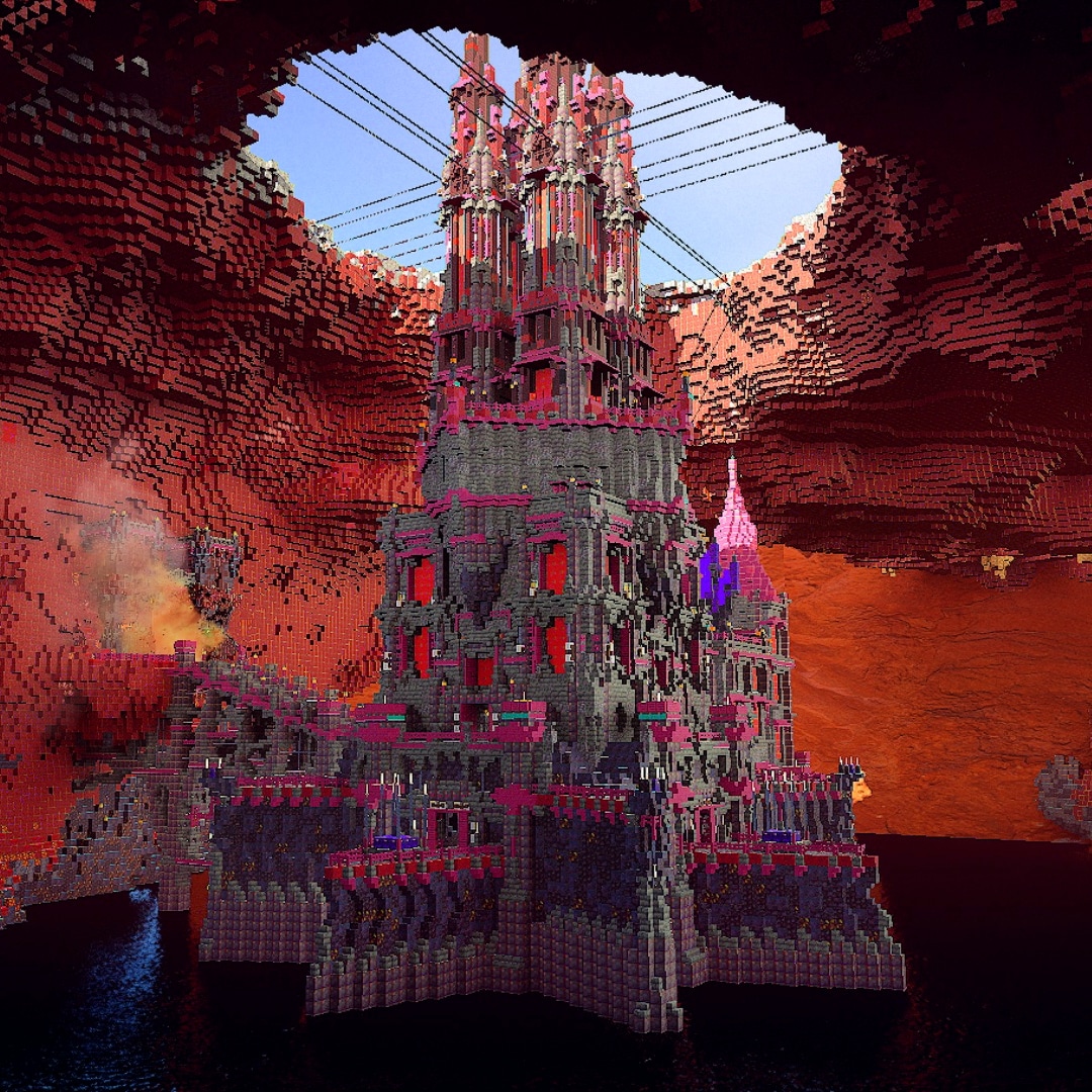 My Nether Castle Render with Unreal Engine 5 : r/Minecraft