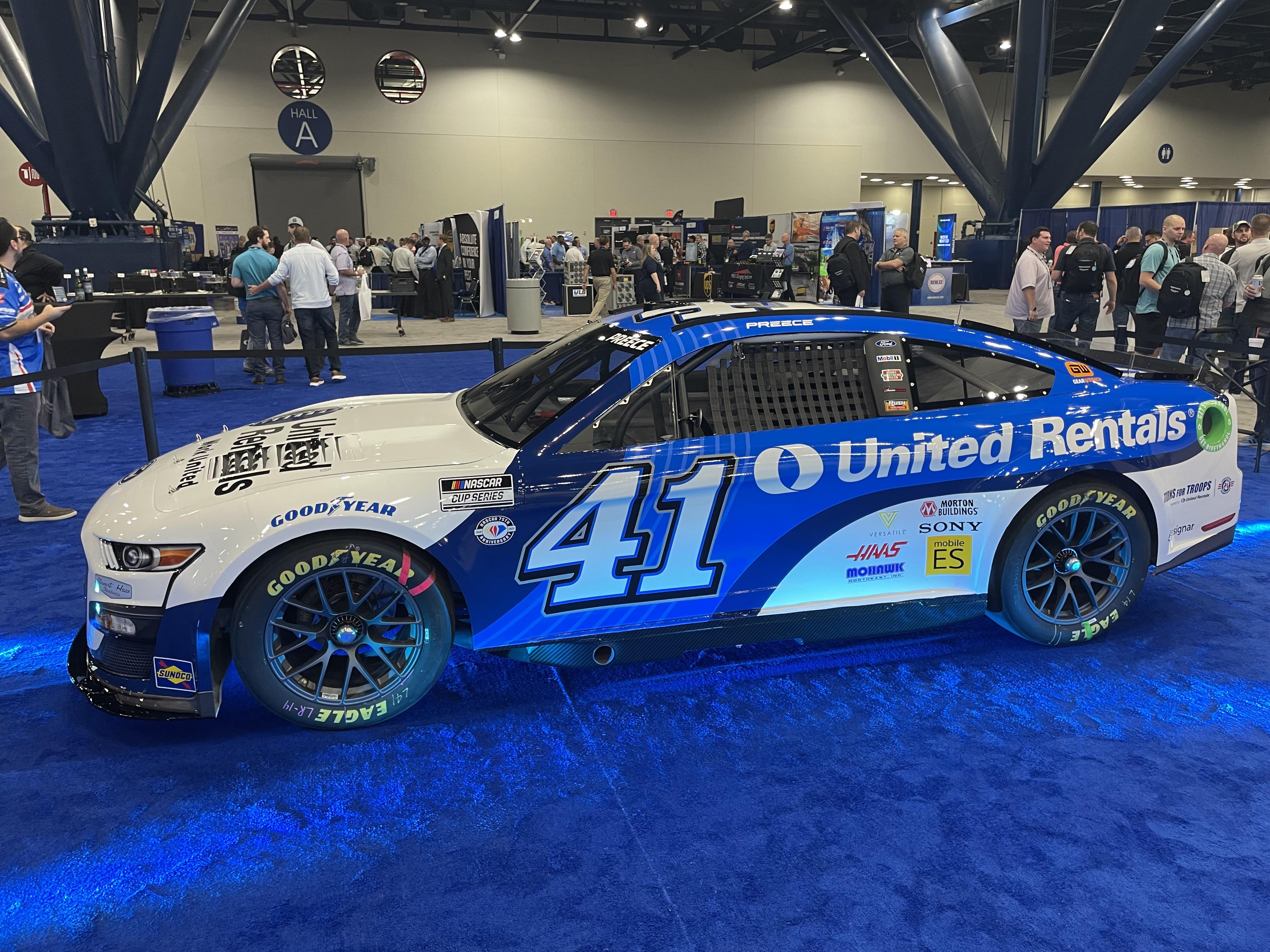 Saw this today. Ryan Preece’s 2023 United Rentals car r/NASCAR