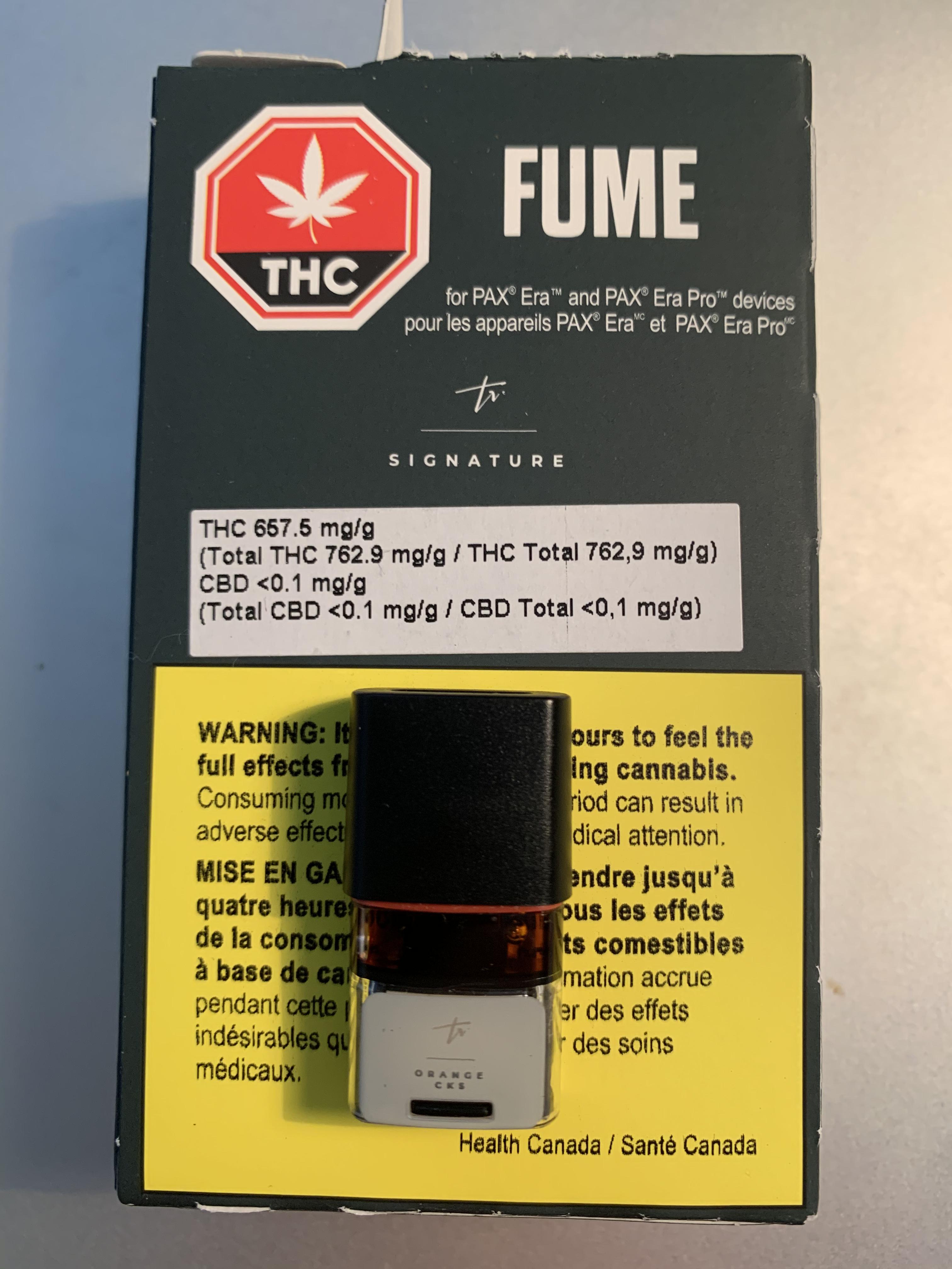 Fume Orange CKS Pax Pod r/RecPics