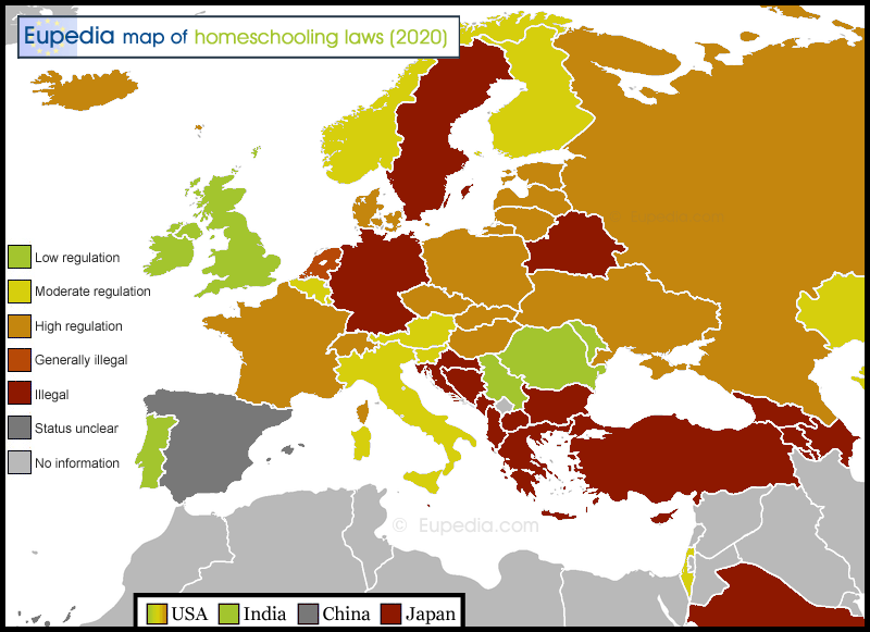 Homeschooling Restrictions 2020 r/TolerantEurope