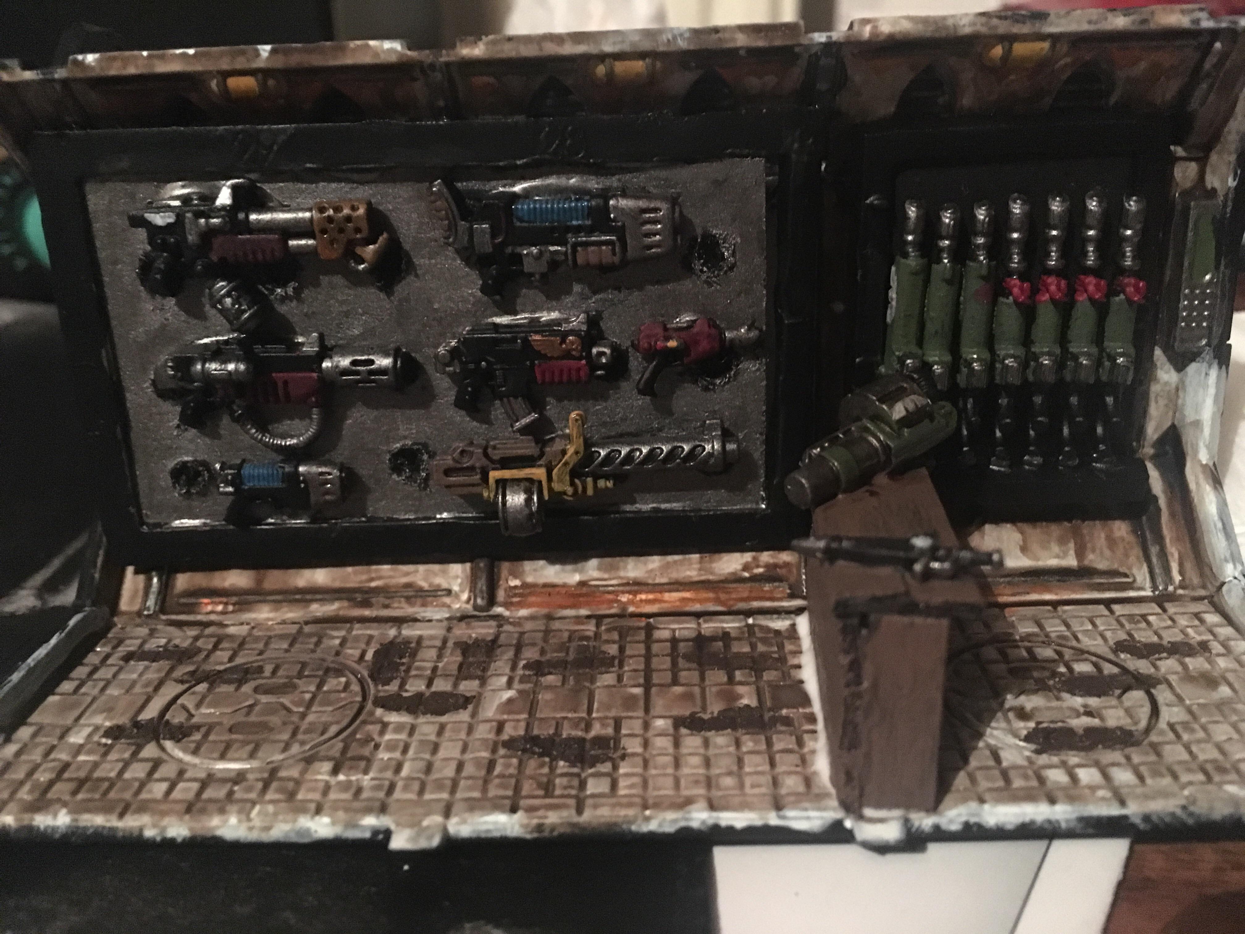 WIP of my gun shop shipping container, going to use it as a campaign