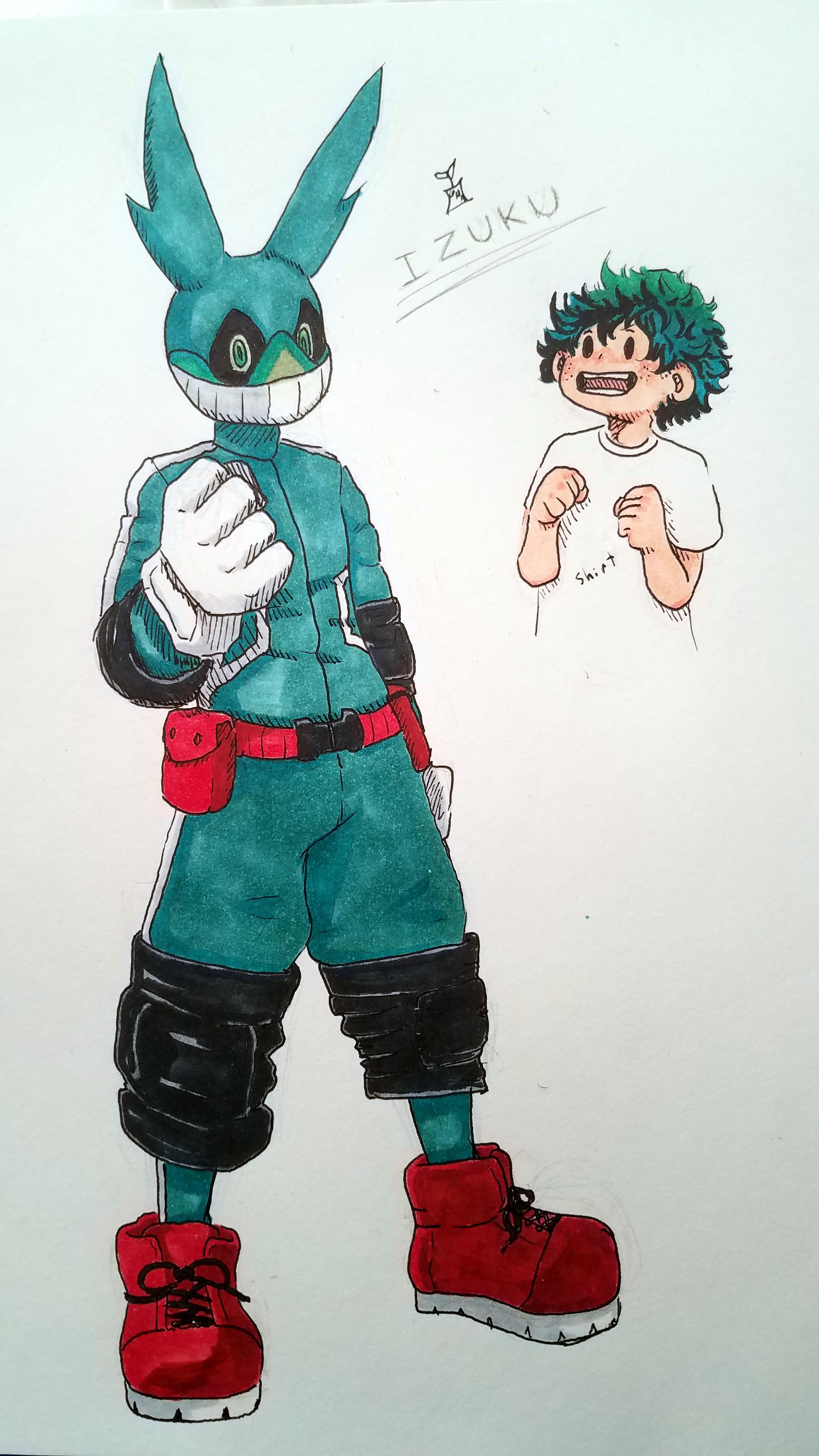 First try drawing broccoli boy. r/BokuNoHeroAcademia