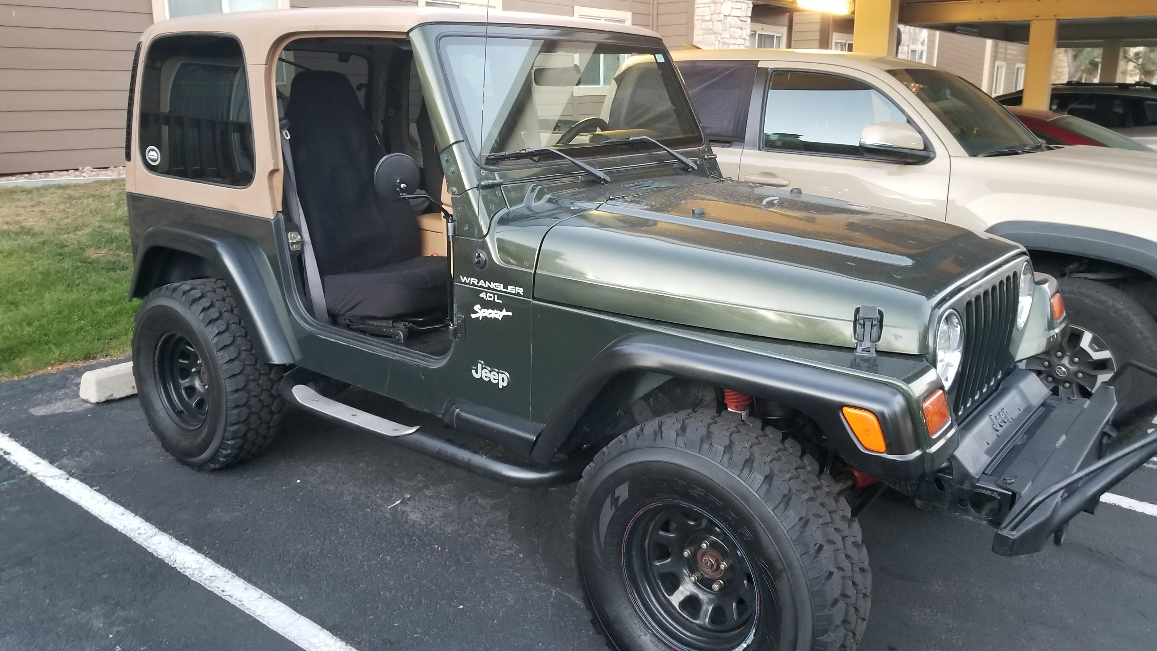 Screw the cold weather! I just bought my jeep and I'm doing jeep things