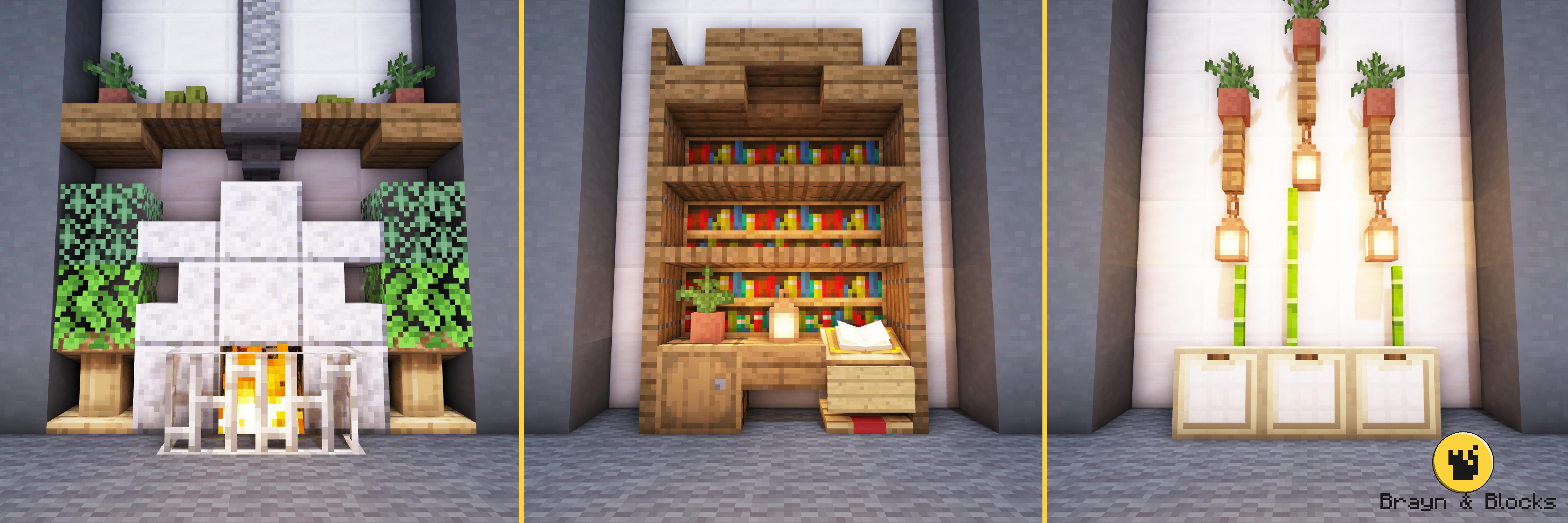 Here's some decoration ideas to fill your Minecraft bases with! r