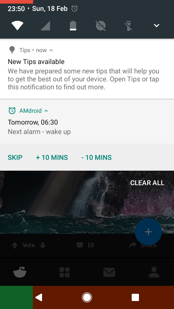 The tips notification keeps coming back, even though I have removed it