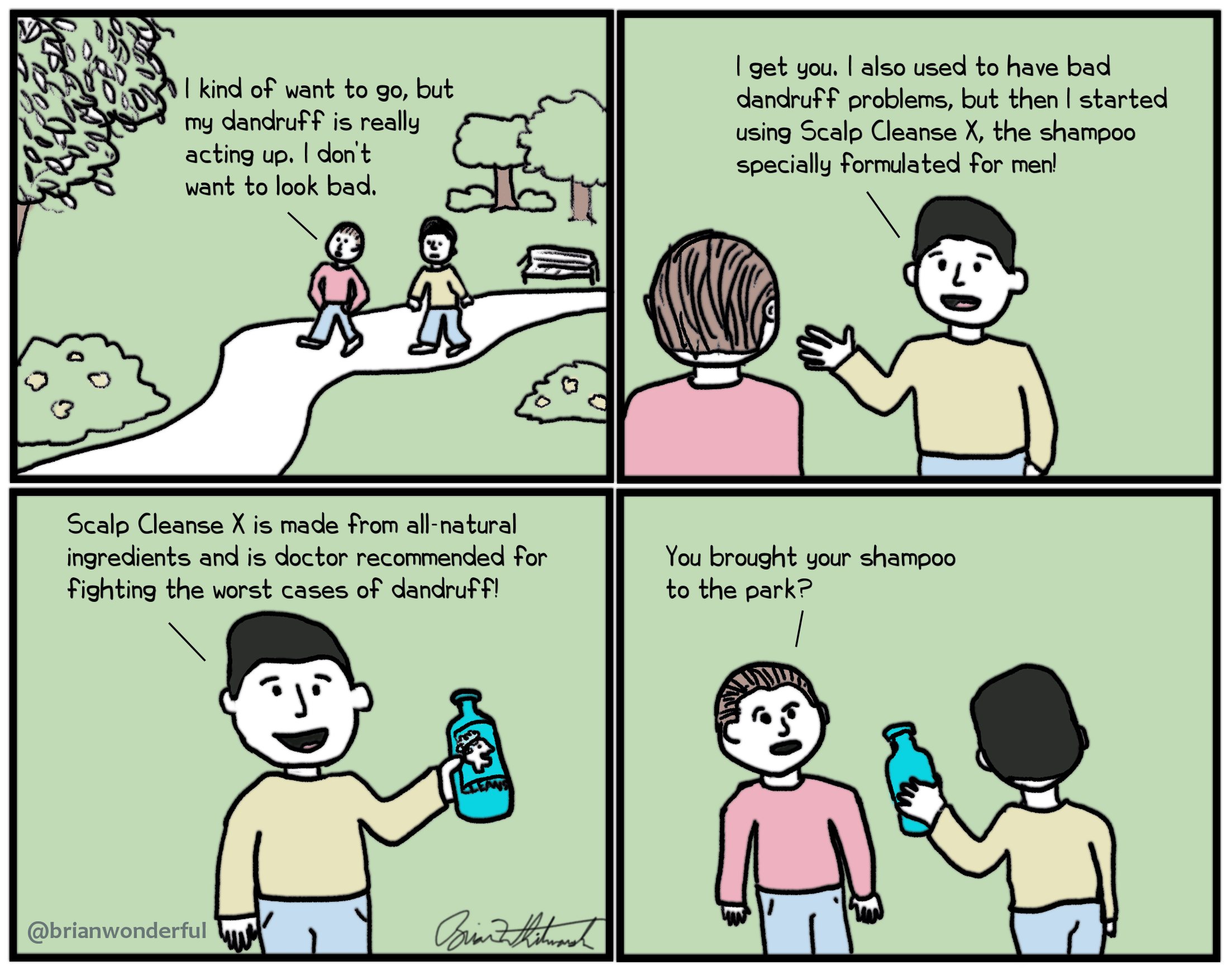 Shampoo Commercial [OC] r/funny