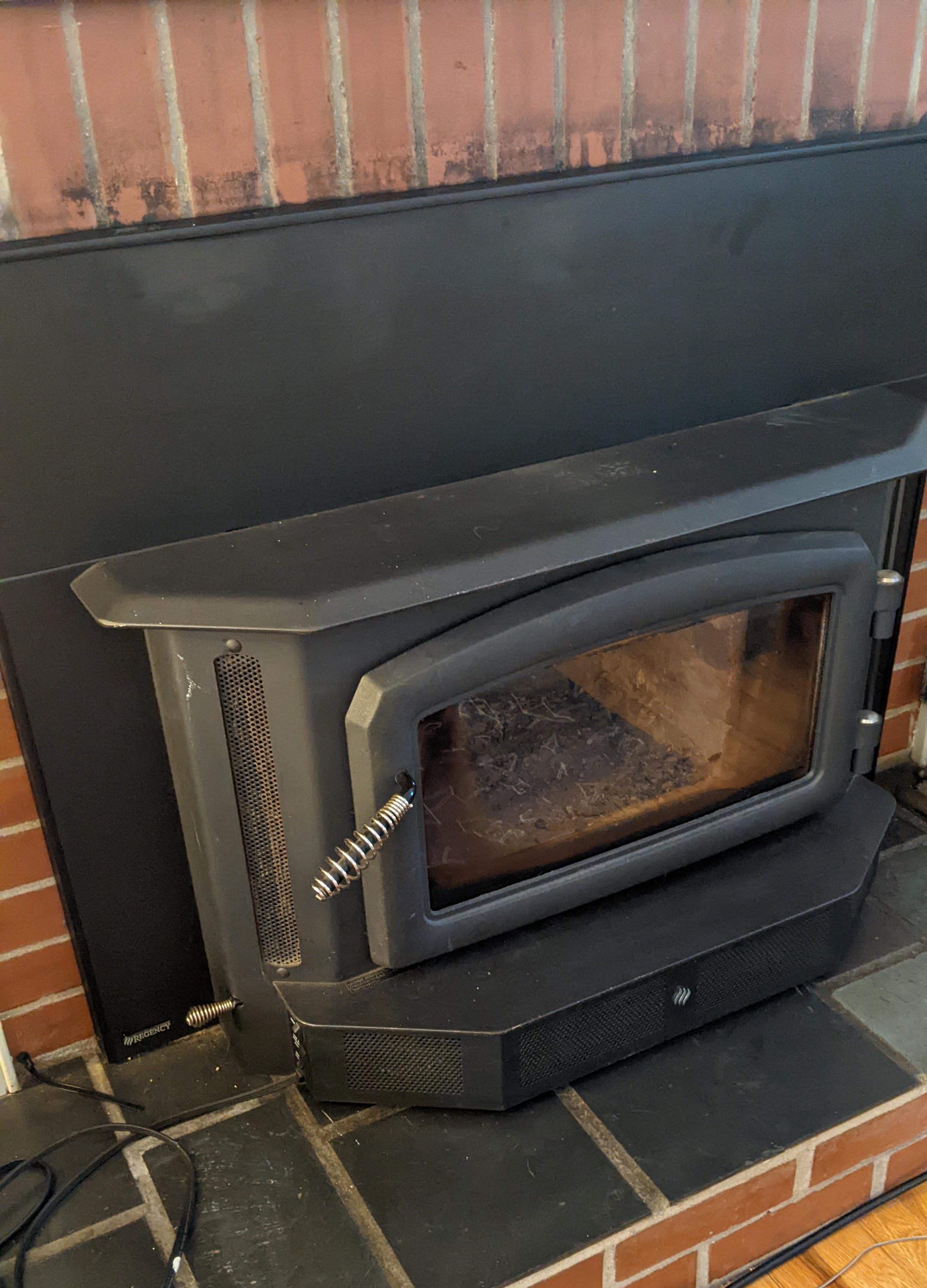 How do I stop drafts when our wood insert is not in use? Fireplaces