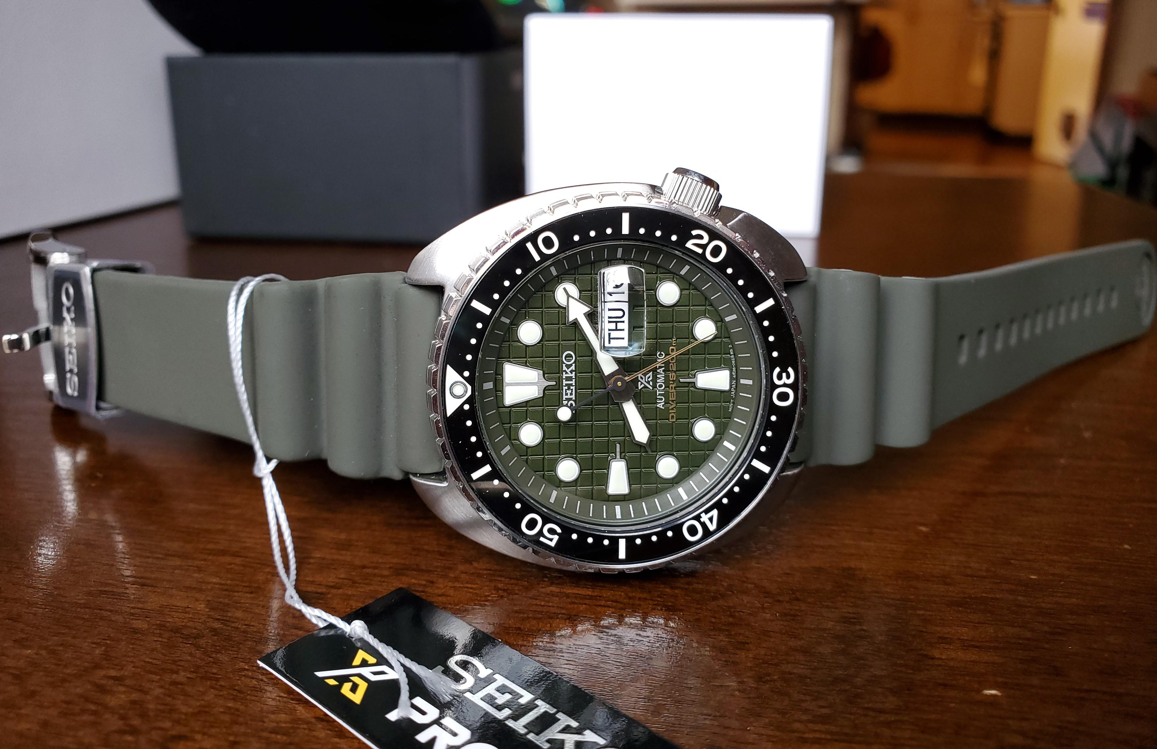 [WTS] Seiko SRPE05 King Turtle Green Grenade Dial