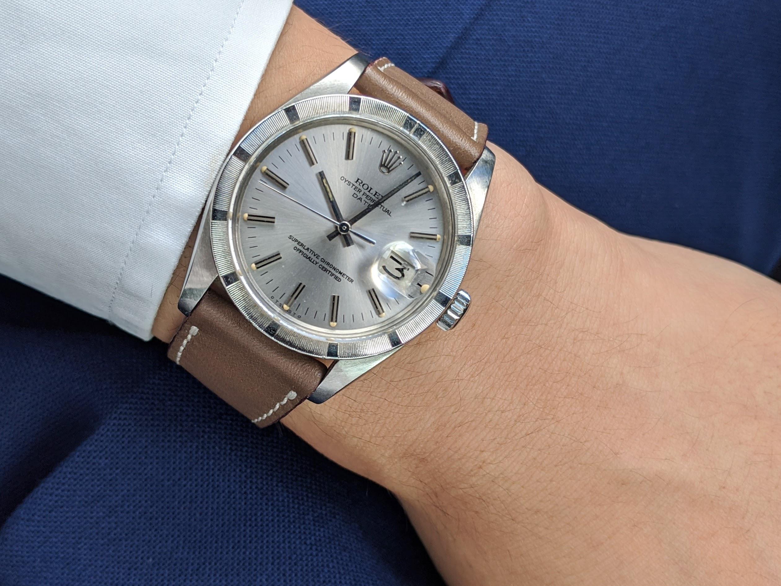 Wts Rolex Oyster Perpetual Date Ref 1501 Box Papers 1973 Watchexchange