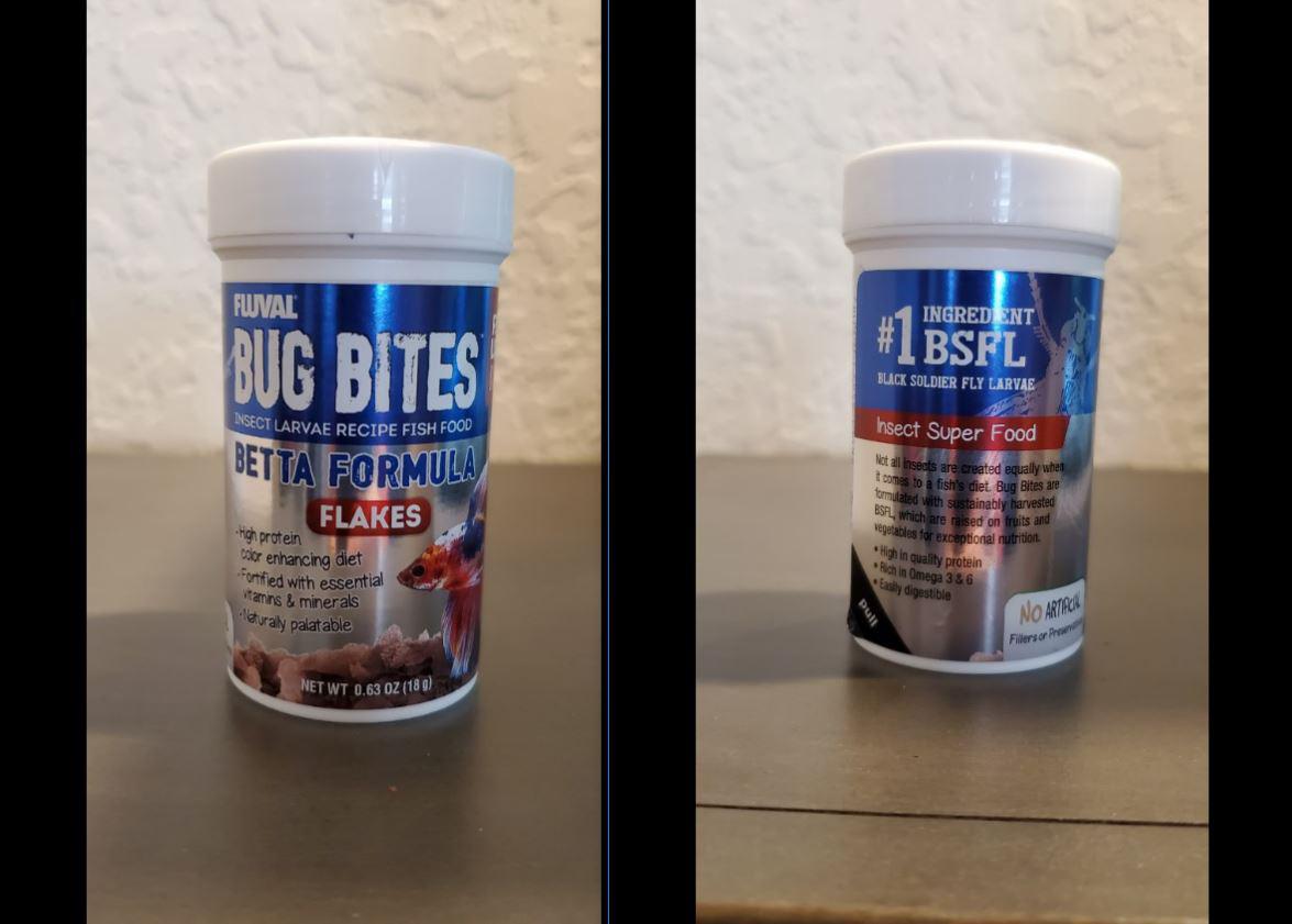 Are these Fluval bug bite betta flakes OK? My boy only has one eye and