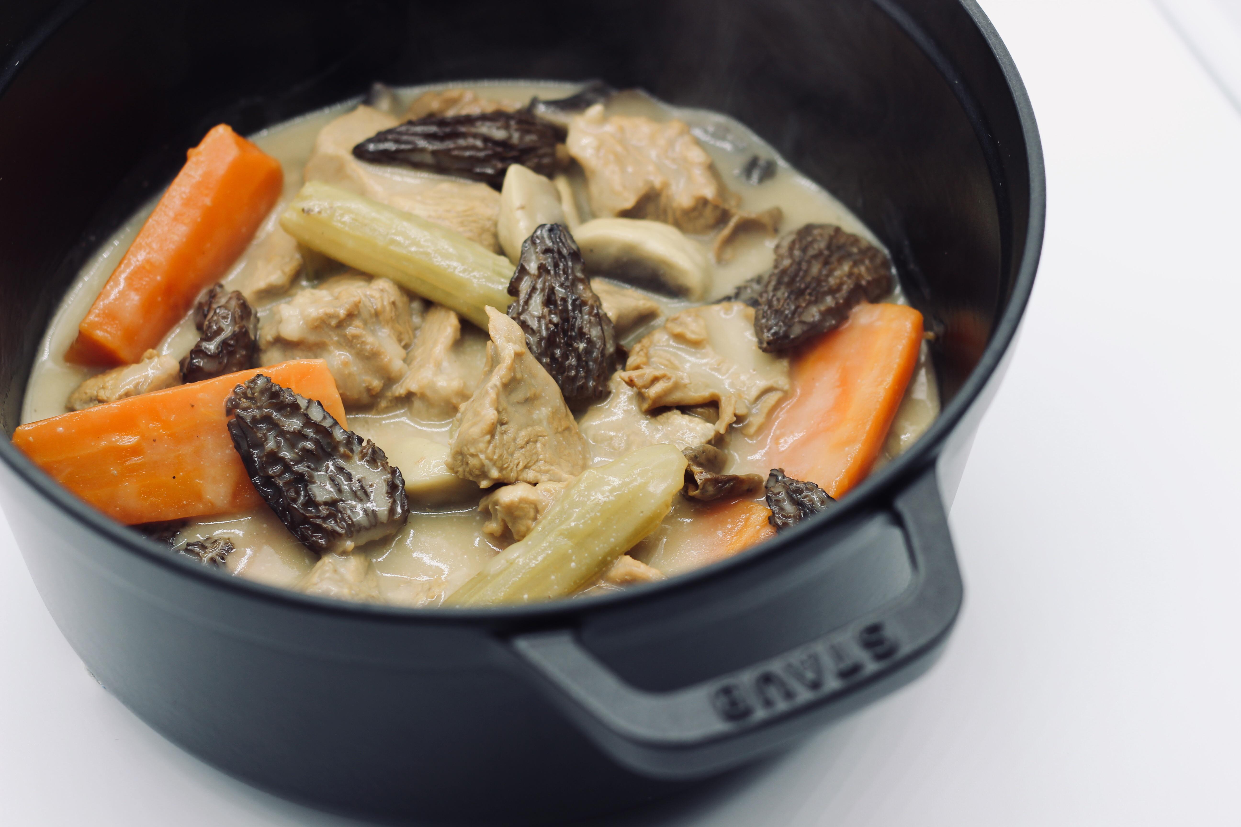 [Homemade] French style Veal ‘Blanquette’ with morels r/FoodPorn