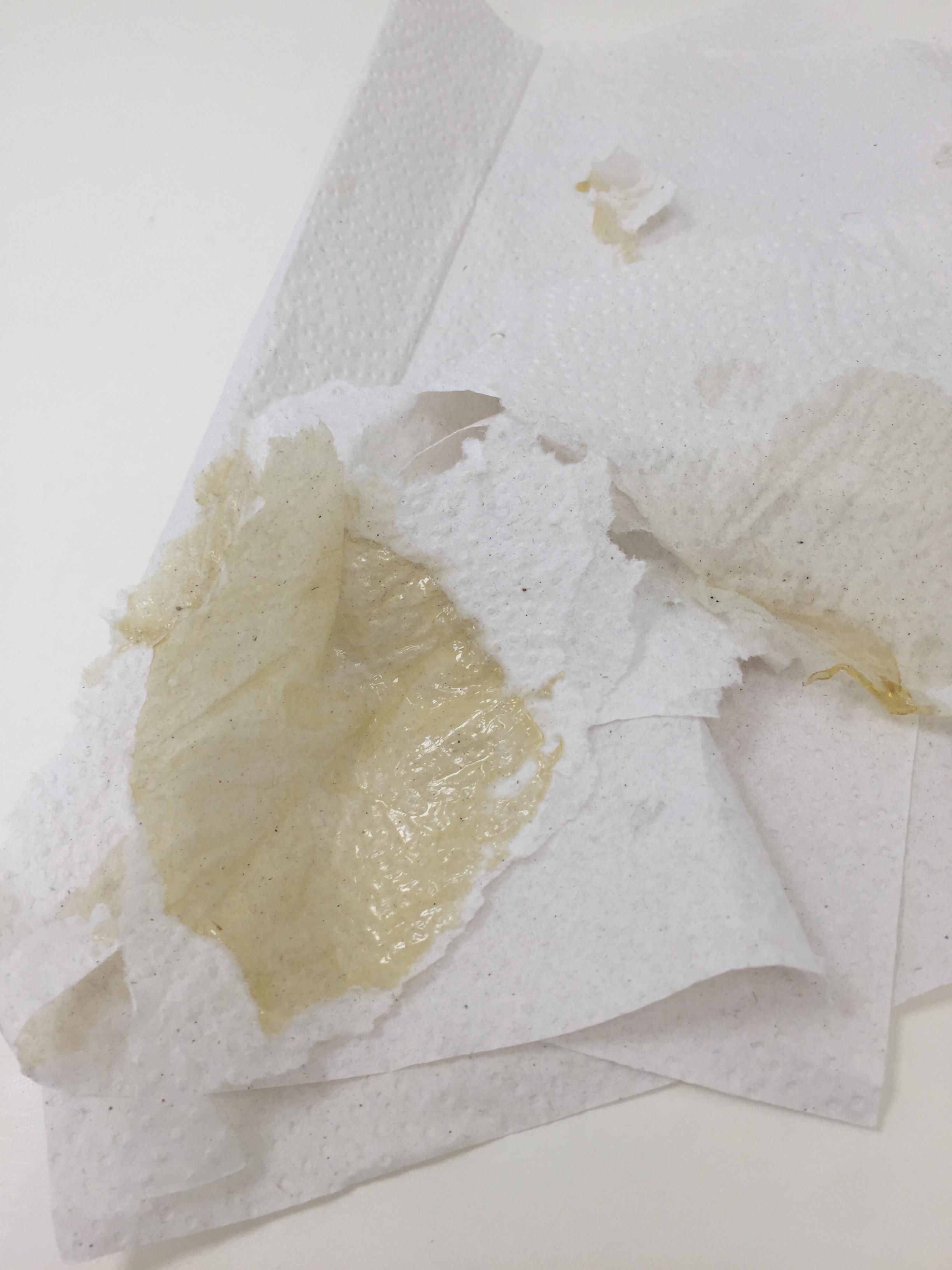 This sticky yellow liquid was found in the shop I‘m working at. It