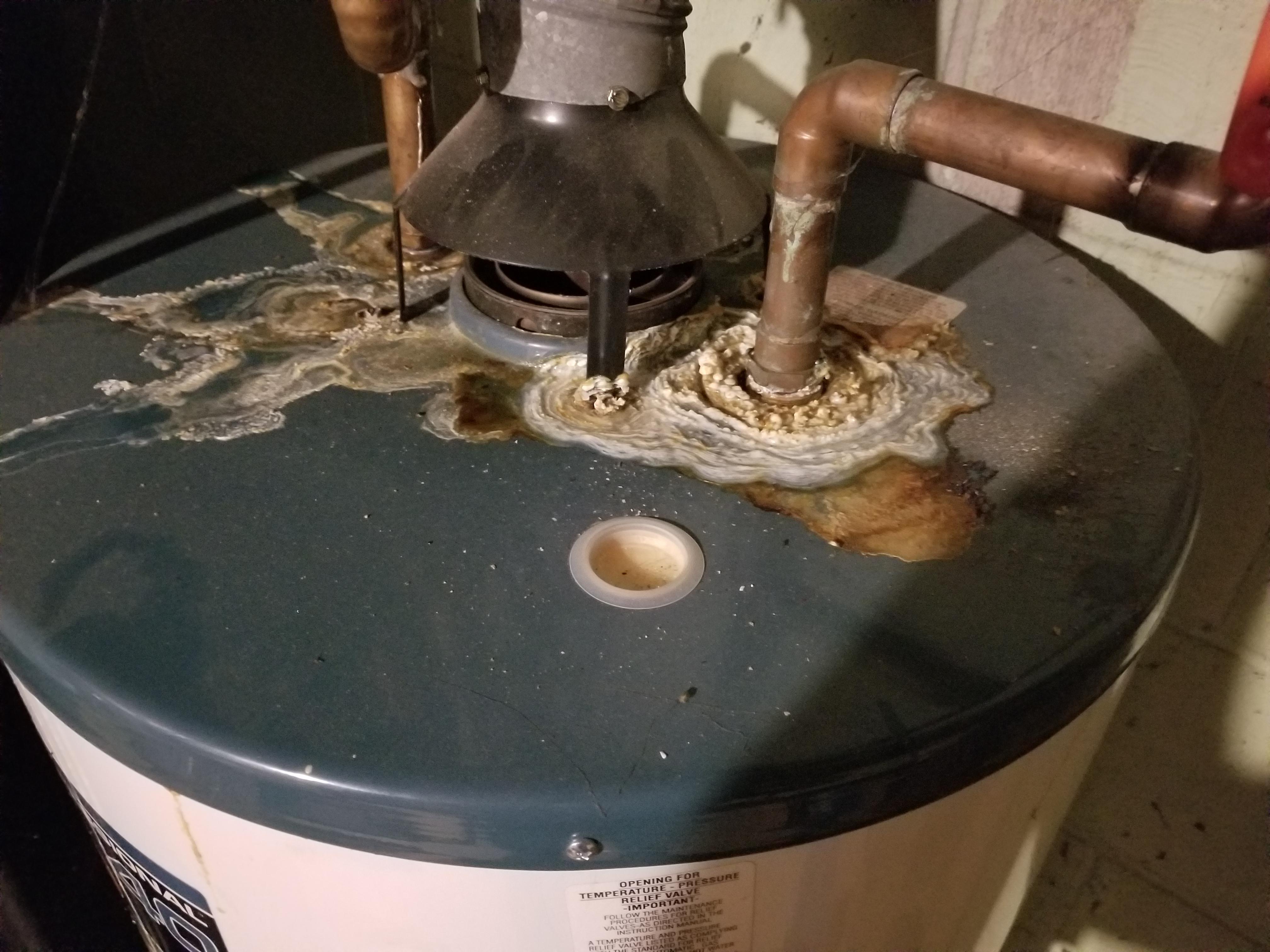 What is happening here?! (The bubbling stains) r/HVAC