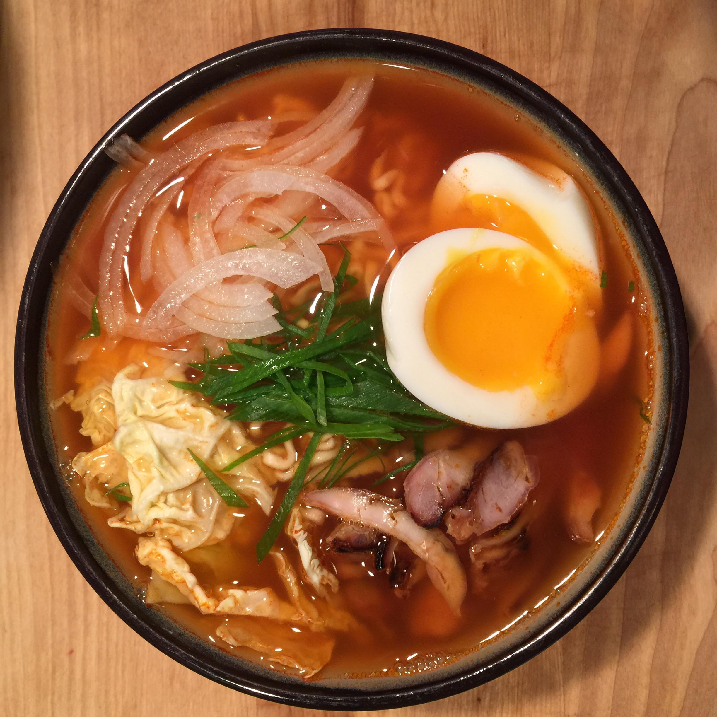 [Homemade] Spicy Teriyaki Chicken Ramen r/food
