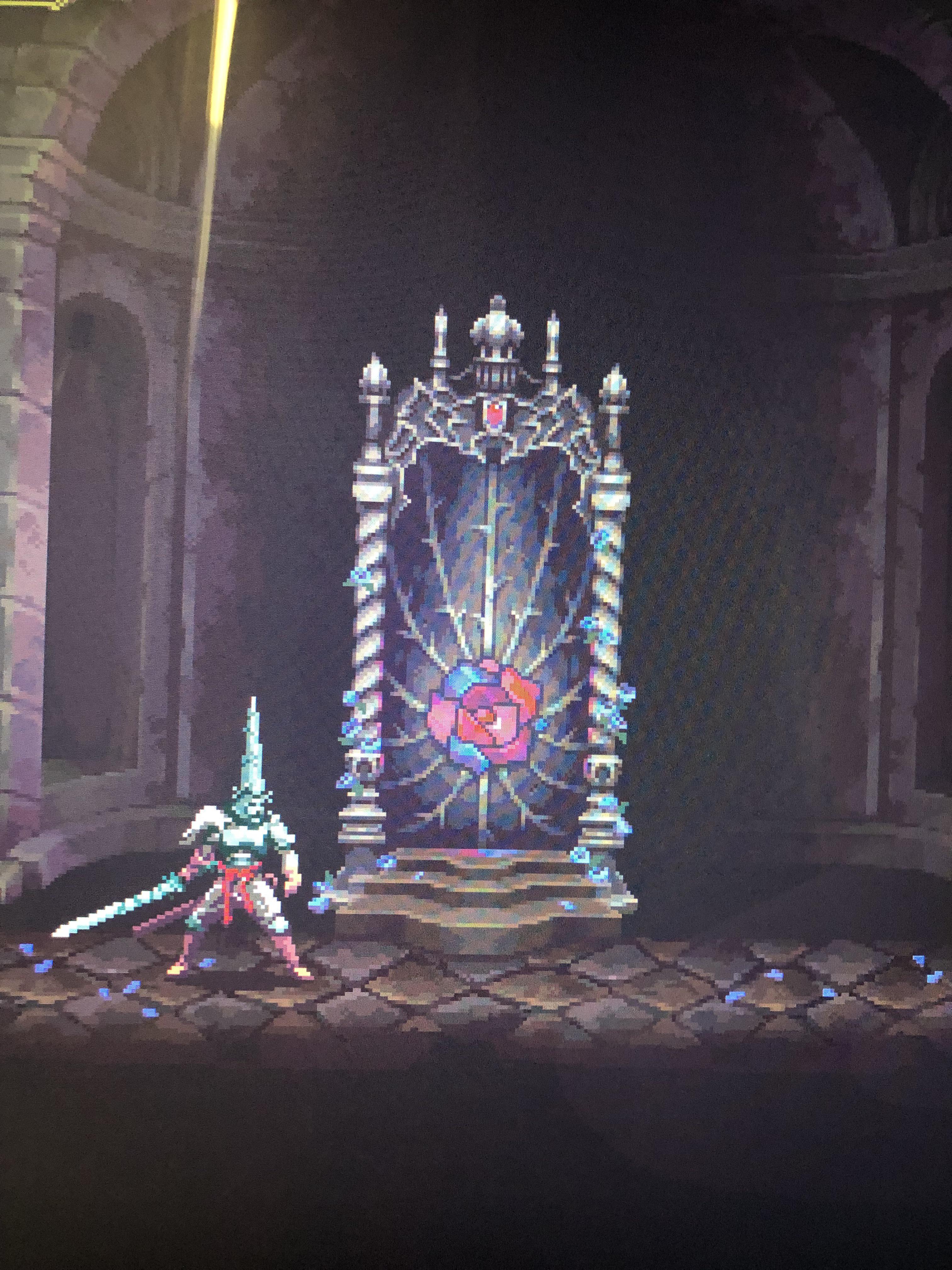 How do I interact with this “rose”? (Hidden room in Convent of Our