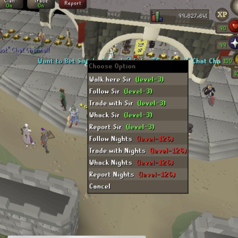 Possibly the rarest name I’ll ever see (sir) r/2007scape