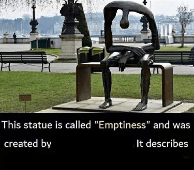 Emptiness Statue Meme Template r/templates4memes