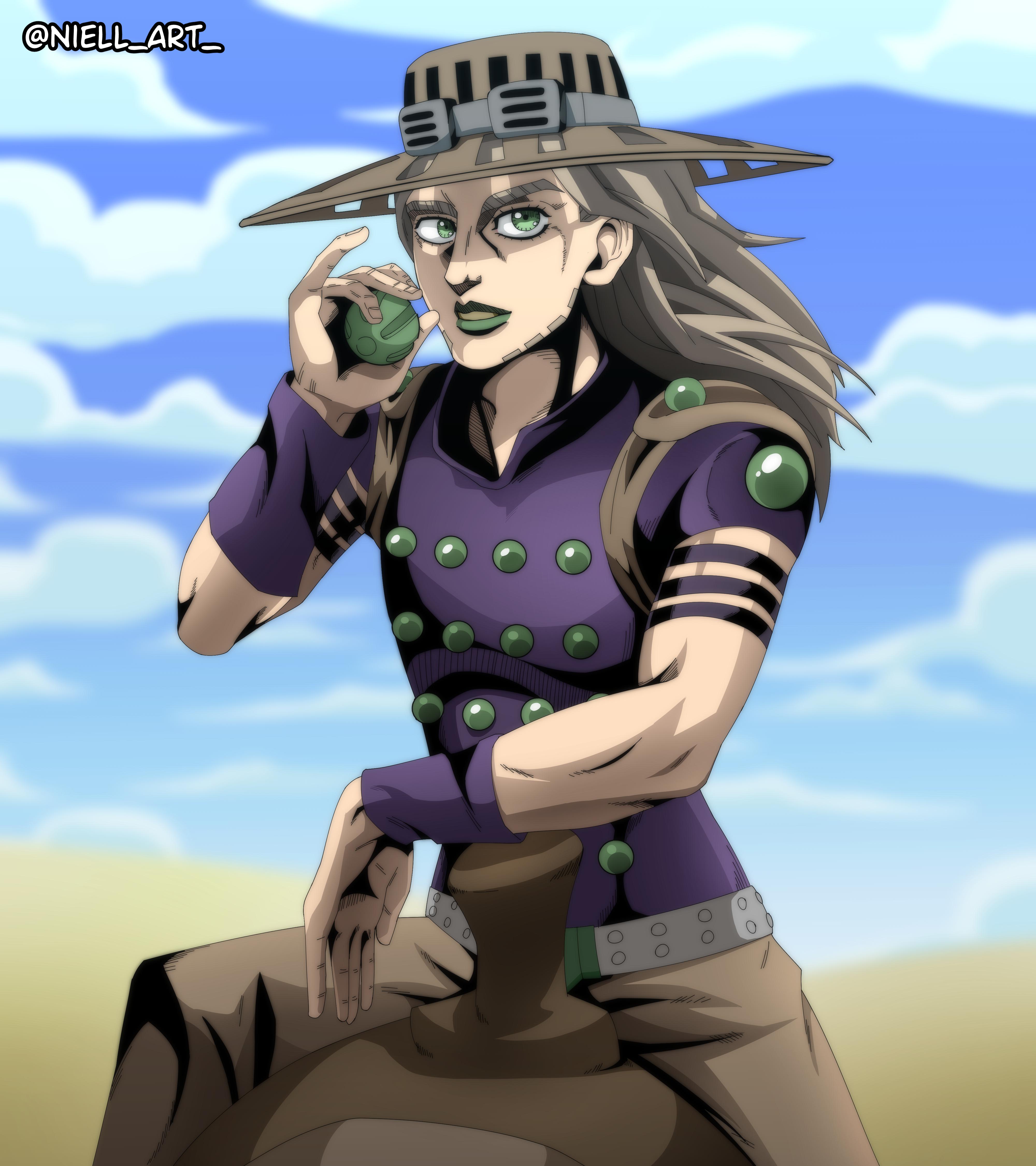 Gyro Zeppeli anime style by me! r/StardustCrusaders